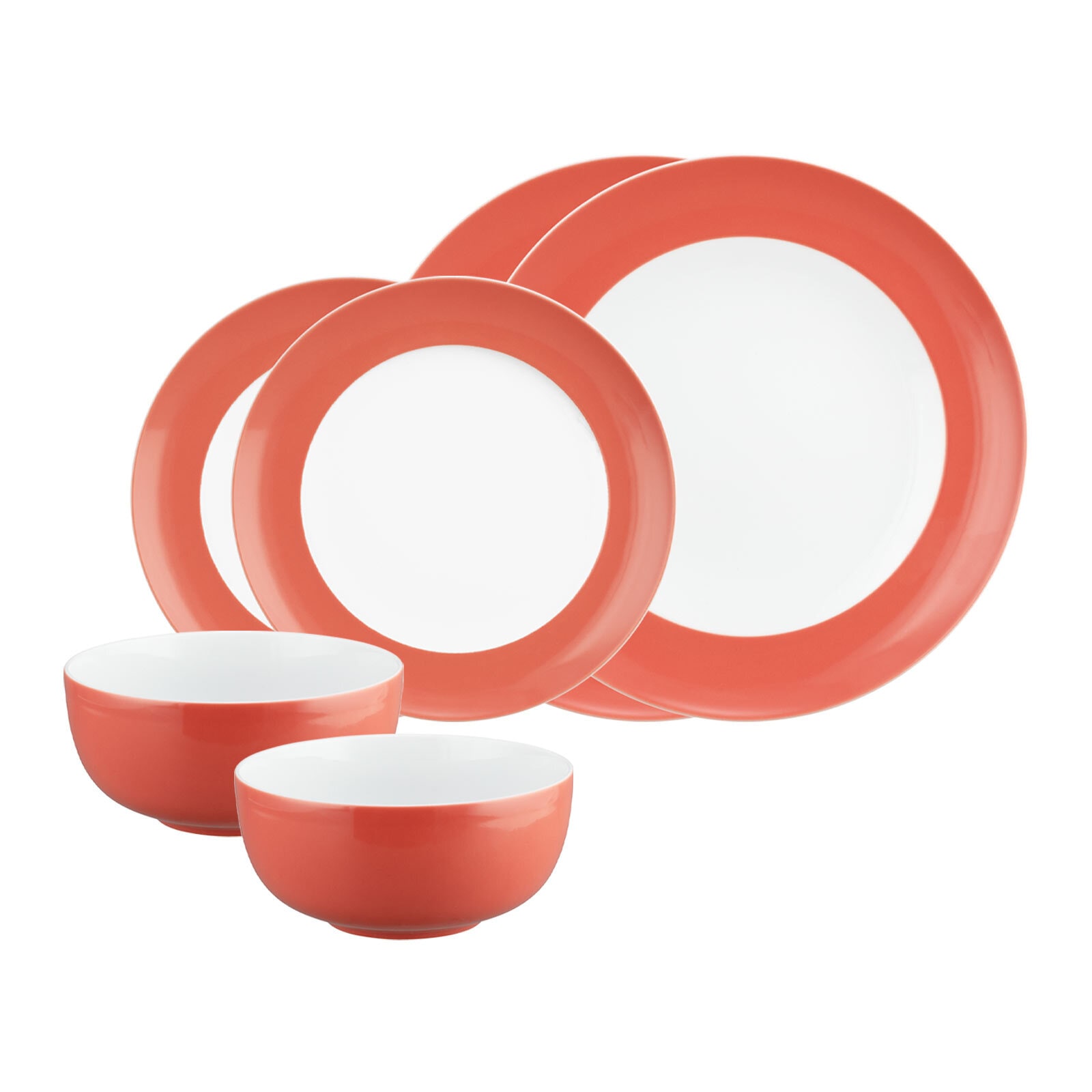 Seltmann Weiden Geschirr-Set "Basic-Set Liberty Pure Colors 6er Set" Spülmaschinenfest, Mikrowellensicher, Ofenfest