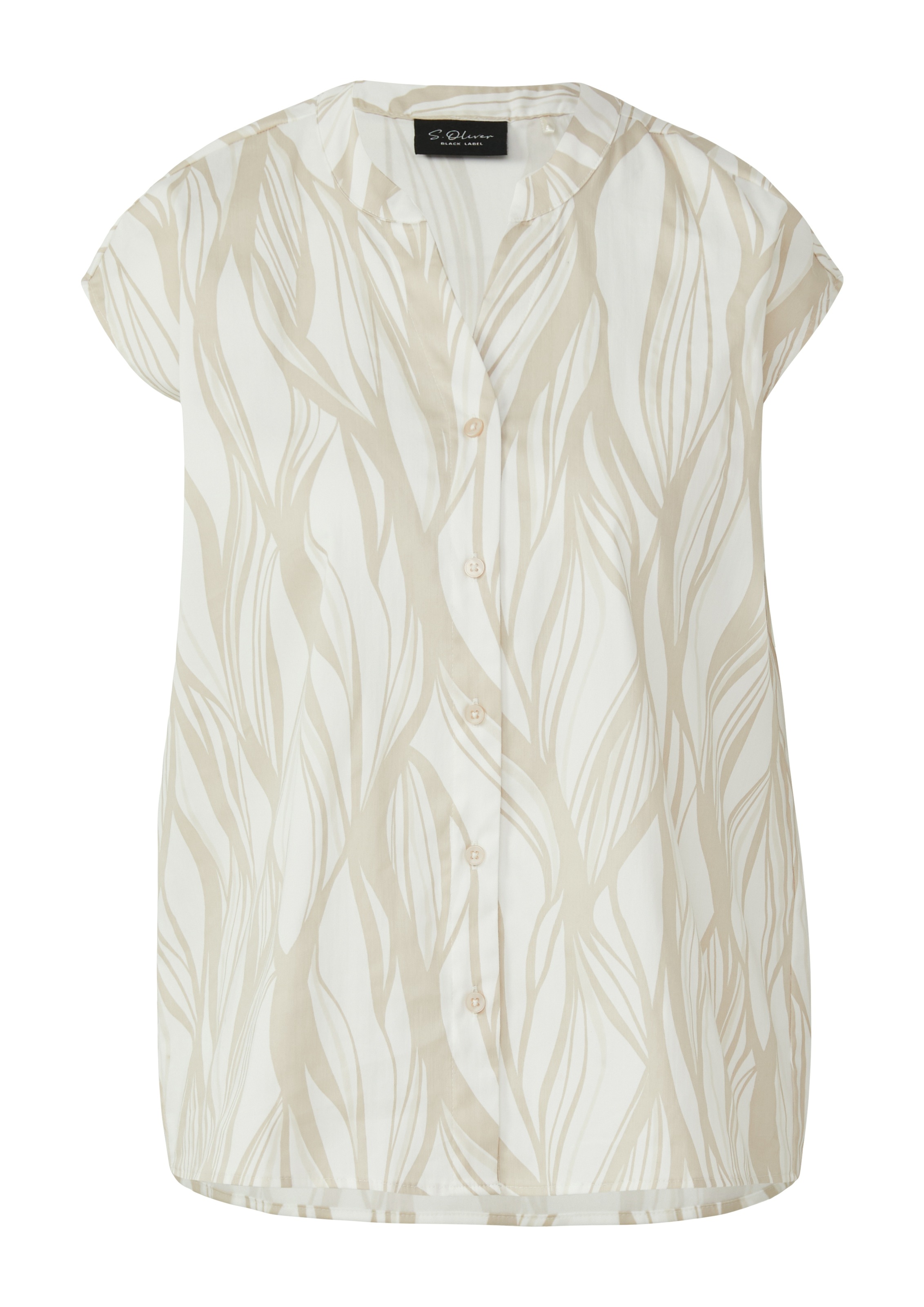 Thumbnail - s.Oliver BLACK LABEL Kurzarmbluse, mit All-Over Print