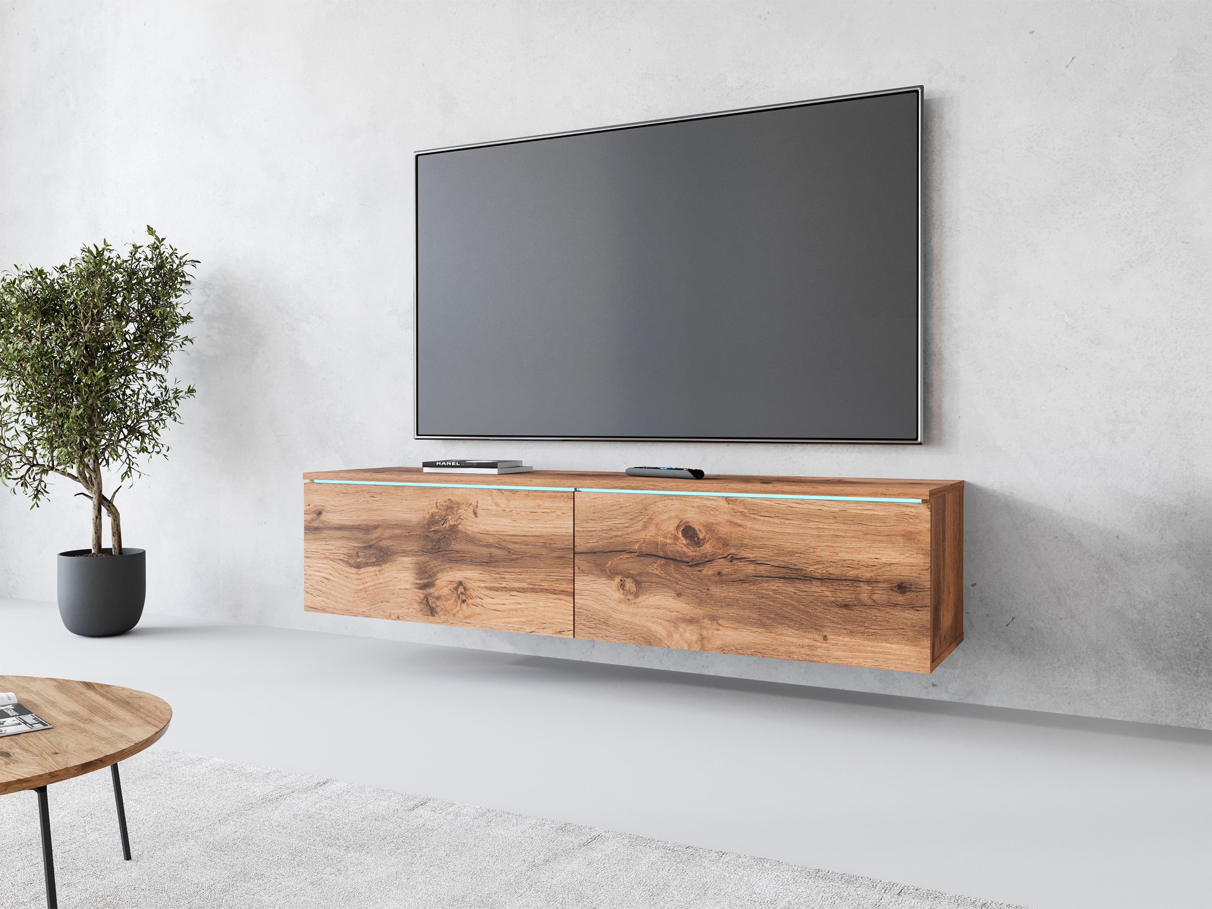 INOSIGN Lowboard "LOWBOARD D, wahlweise mit oder ohne Beleuchtung", moderne günstig online kaufen