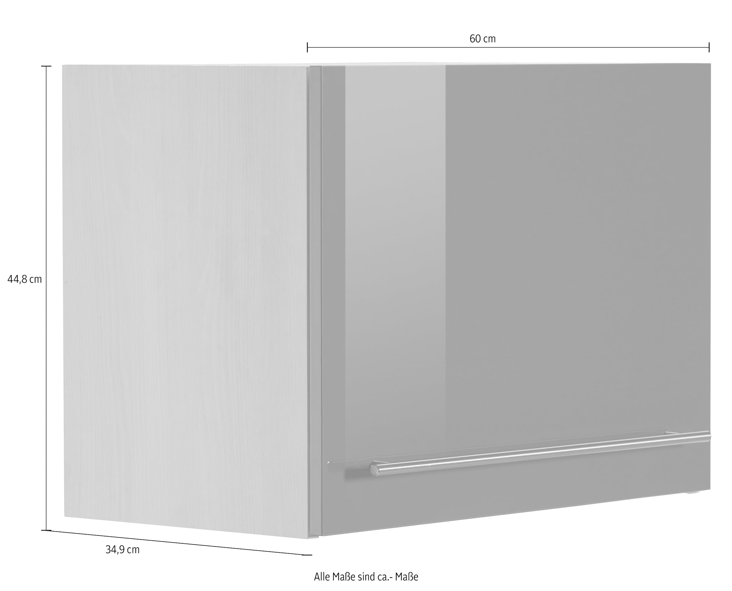 cm, 1 Dämpfer, »Bern«, Klapphängeschrank inkl. Klappe kaufen mit | Metallgriff BAUR 60 OPTIFIT Breite