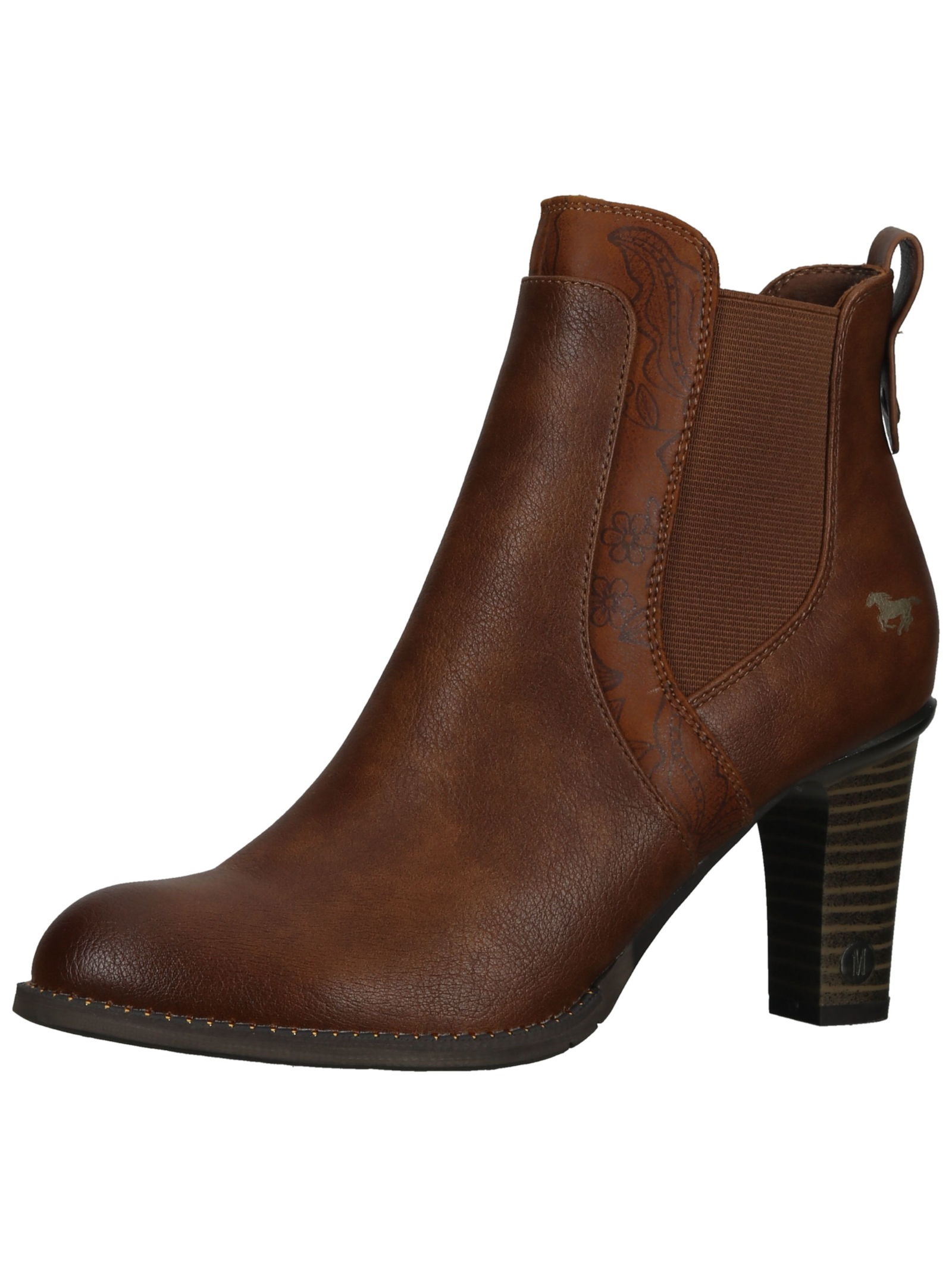 Mustang Shoes Stiefelette "Mustang Shoes Stiefelette Lederimitat/Textil" günstig online kaufen
