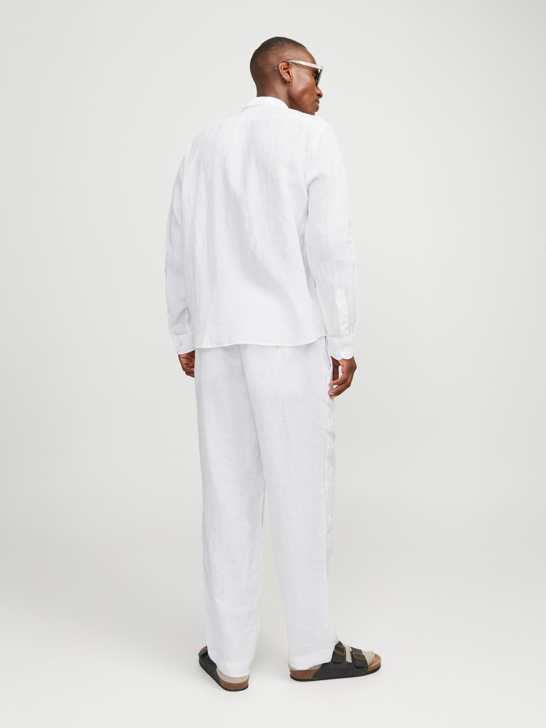 Jack & Jones Chinohose »JPSTKARL LAWRENCE LINEN CHINO SN«