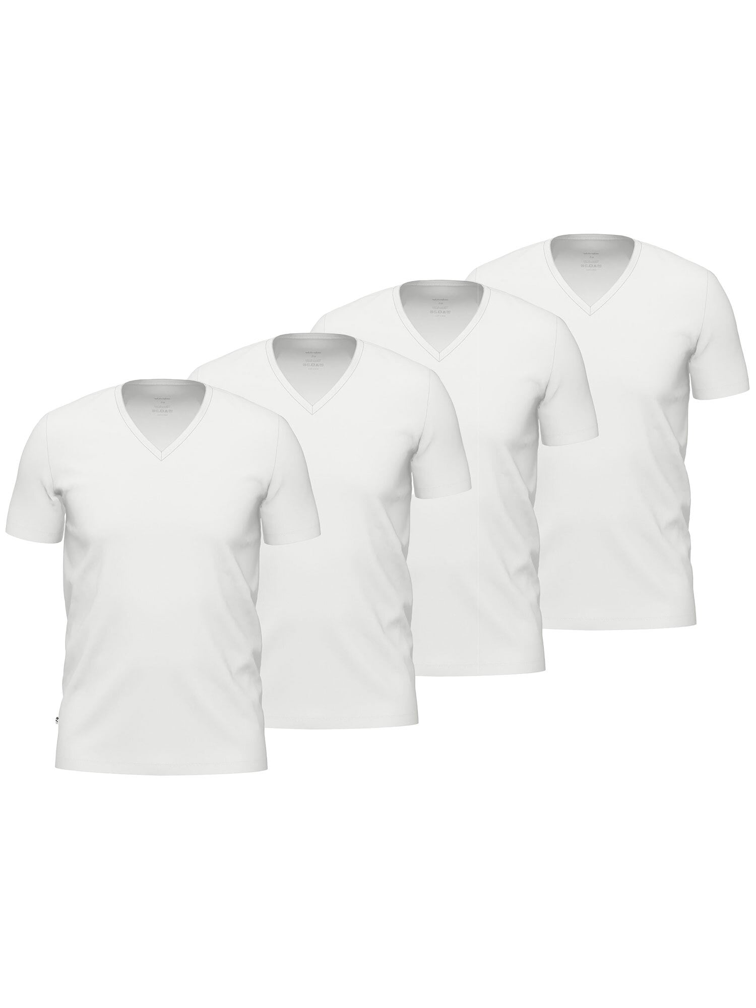 seidensticker Unterhemd "4er Pack Herren T-Shirt 1/2 Arm"