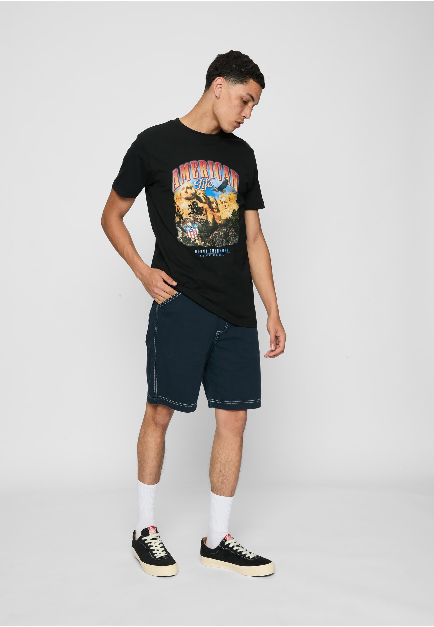 MisterTee T-Shirt »MisterTee Herren American Life Mount Roushmore Tee«, (1 tlg.)