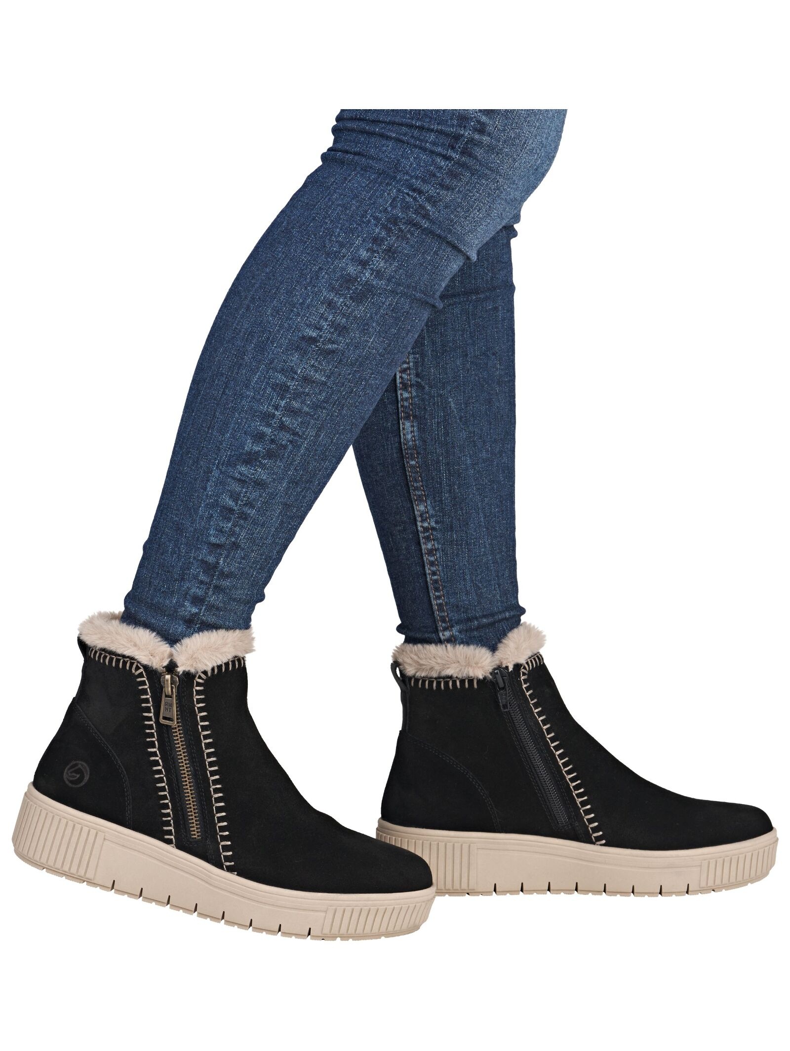 Remonte Plateaustiefelette »Remonte Stiefelette Leder«