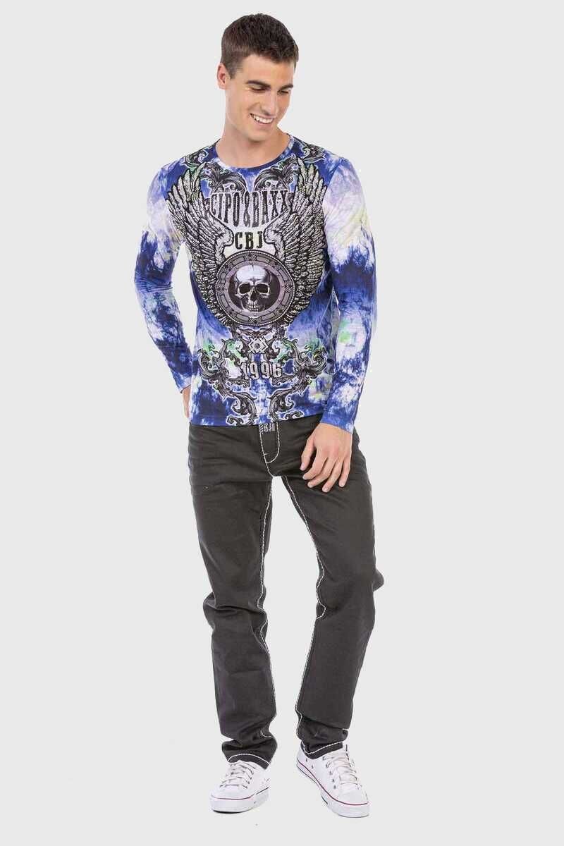 Cipo & Baxx T-Shirt »Sweatshirts«, mit coolem Print