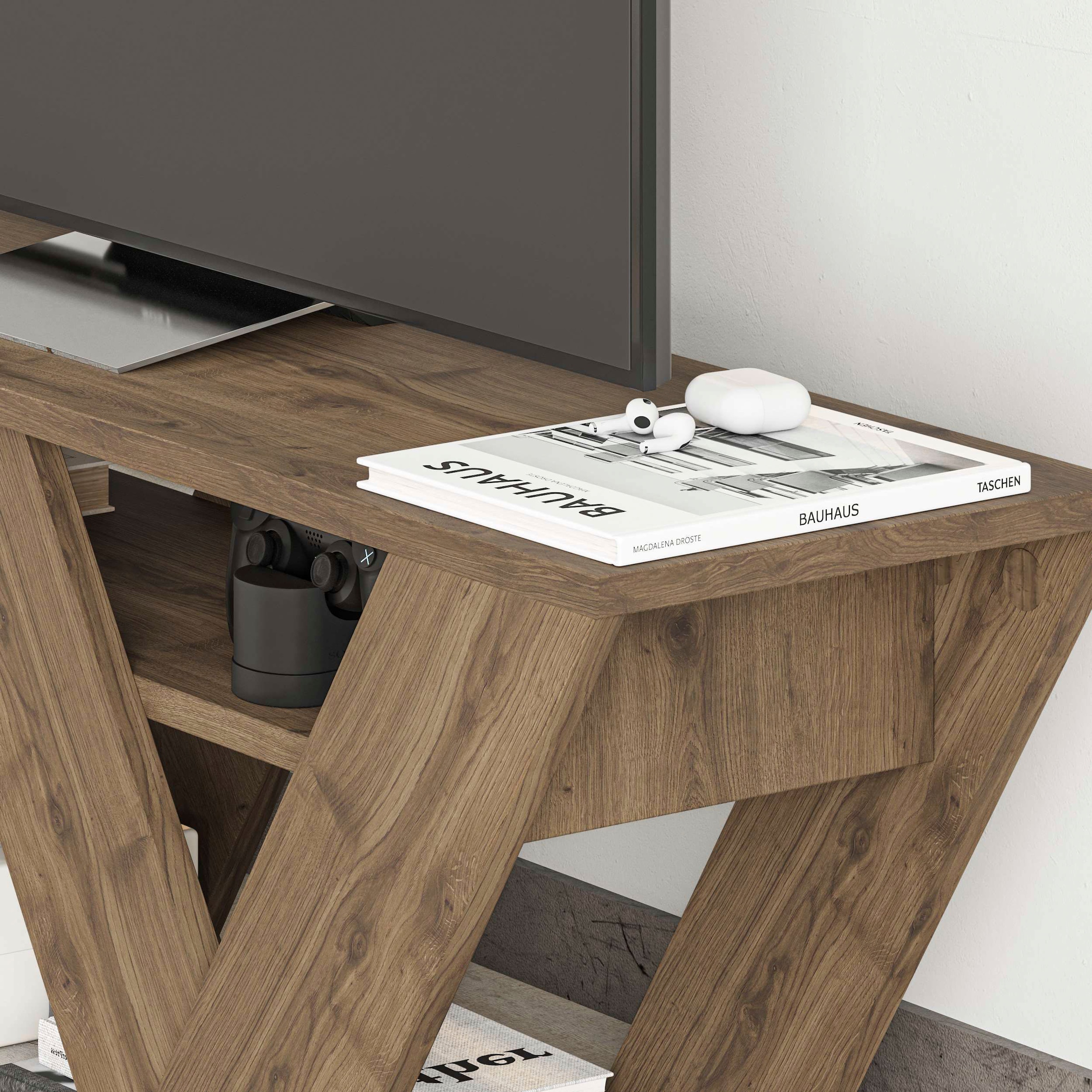 Decortie TV-Schrank »Thales TV Schrank«, (Packung), Einfache Montage,Platzsparend
