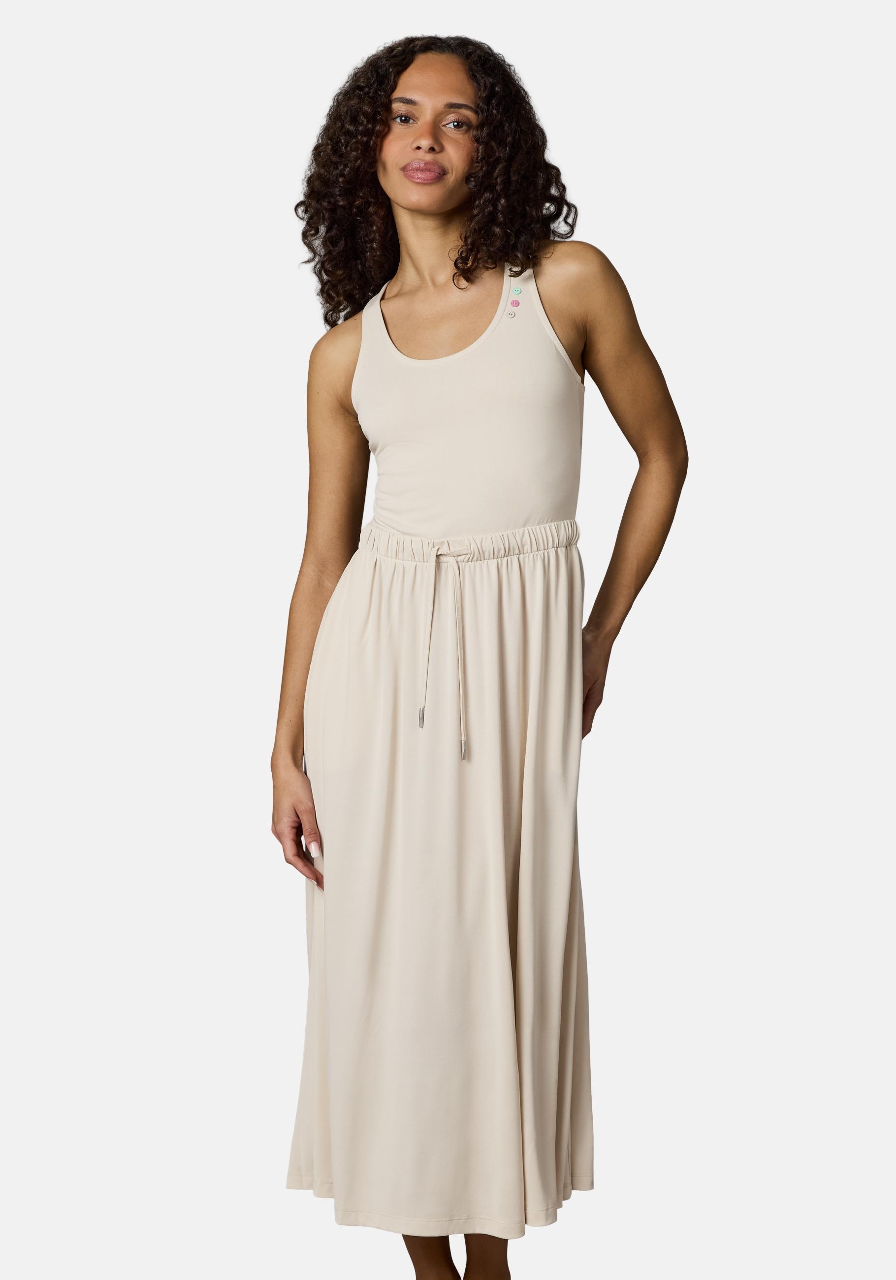 Ragwear Shirtkleid "Mauglia YOUMODO" Eingrifftaschen Sommerkleid mit Trägern und Taillenzugband