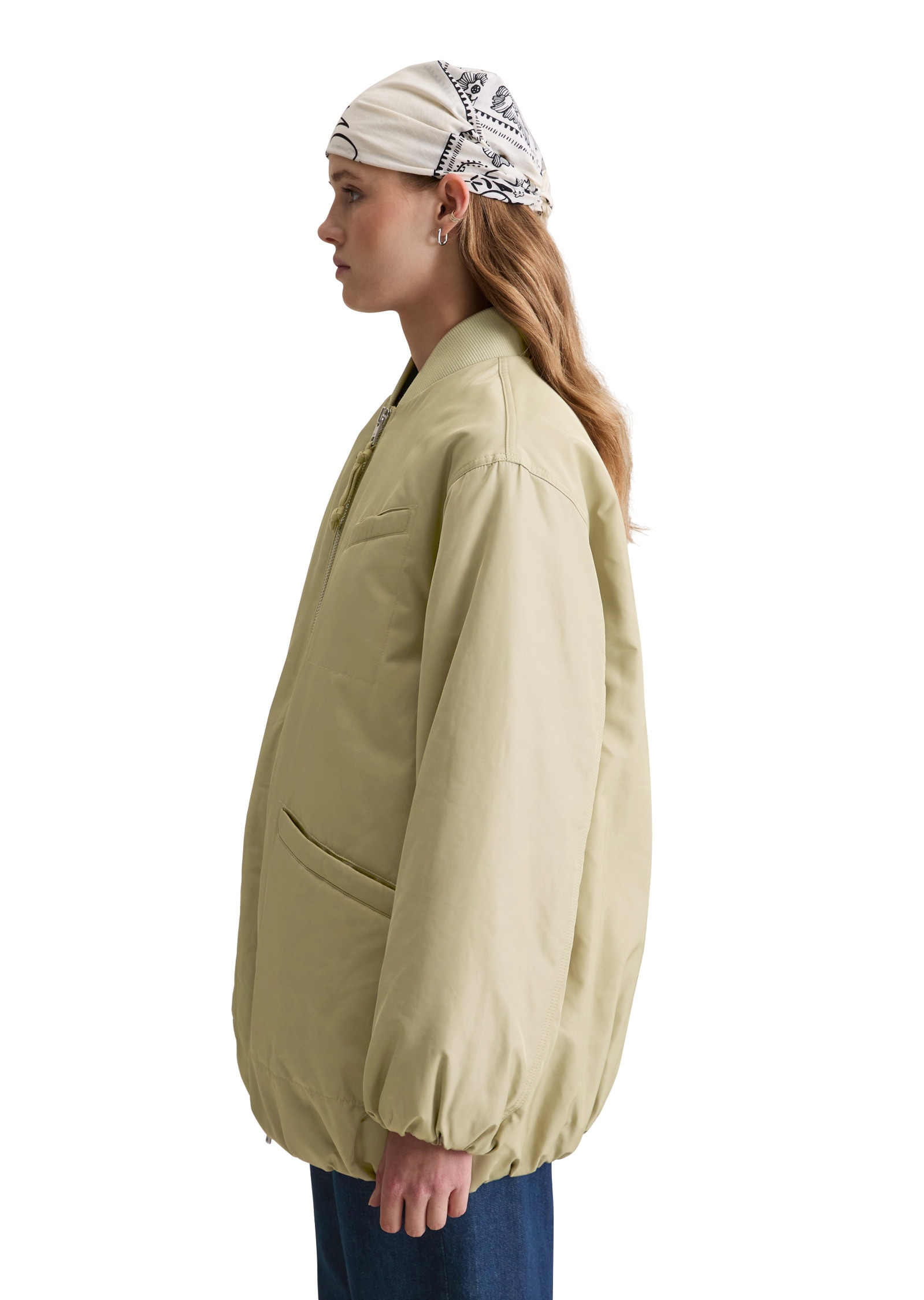 Marc O'Polo DENIM Kurzmantel »aus recyceltem Polyester«