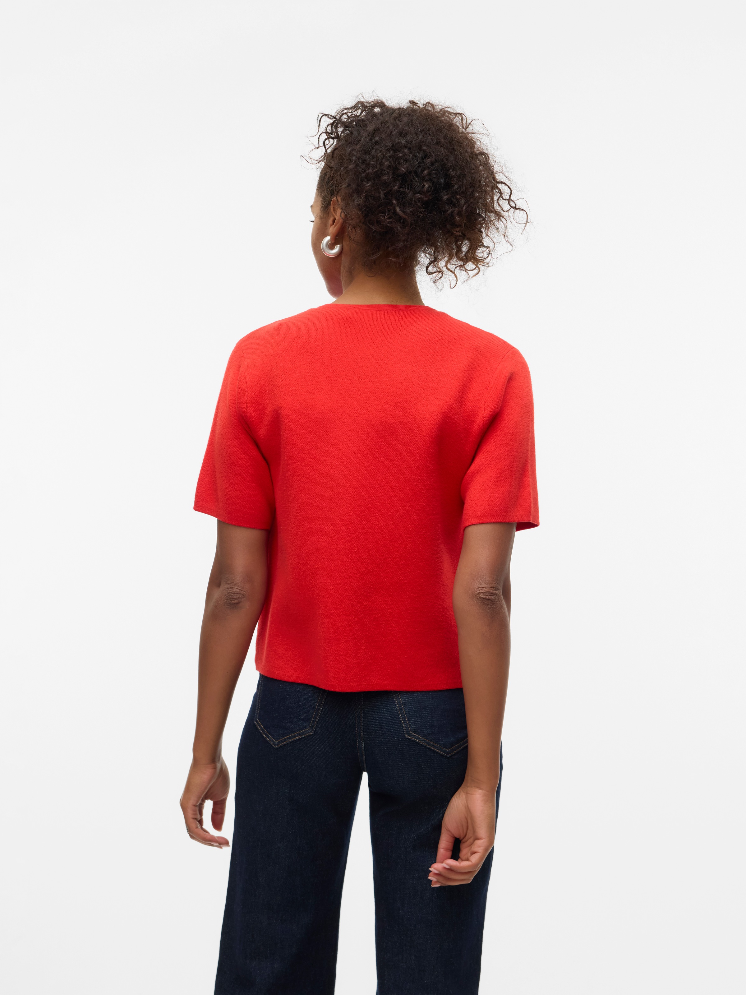 Thumbnail - Vero Moda Strickjacke "VMGOLD SS O-NECK ONE BUTTON CARDIGAN"