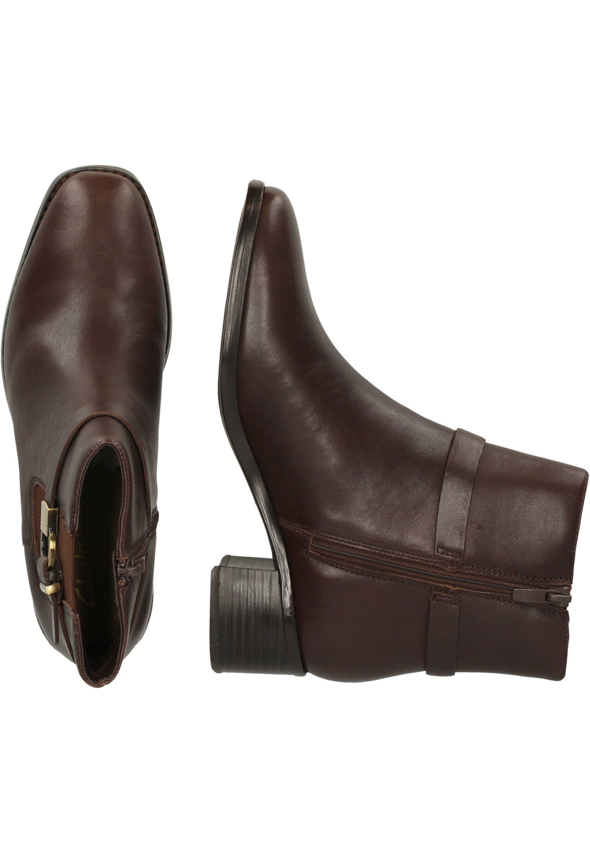 Clarks Stiefelette »Wreen Buckle«  mit Anti-Rutsch-Laufsohle
