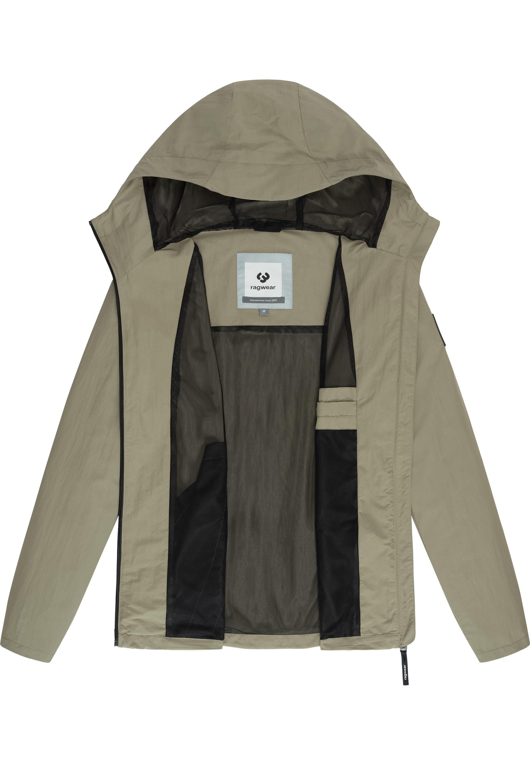 Ragwear Outdoorjacke »Lewie«, mit Kapuze, Übergangsjacke mit wasserdichtem Reißverschluss