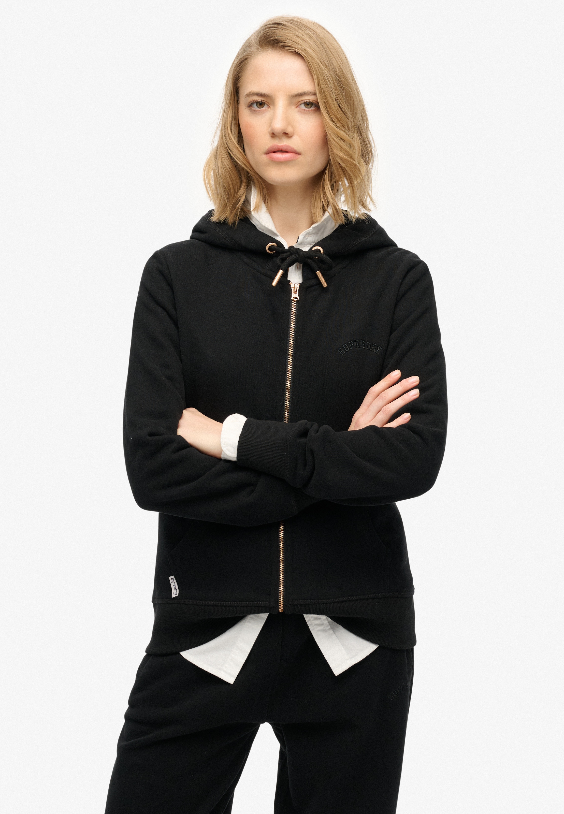 Superdry Kapuzensweatjacke "ESSENTIAL LOGO ZIPHOOD HB" günstig online kaufen