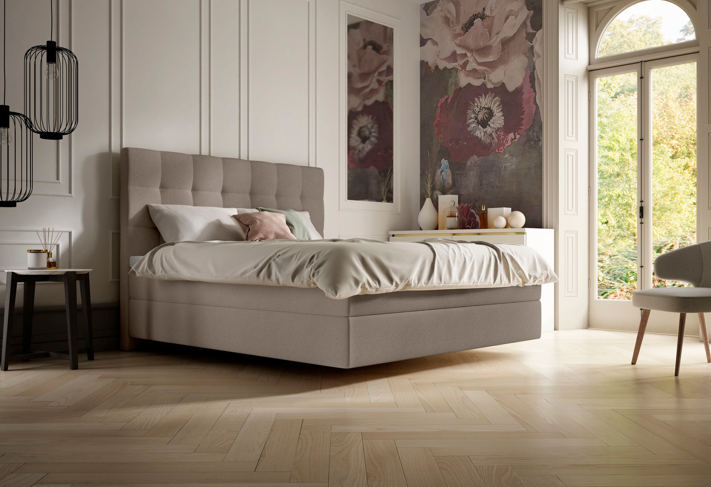 Schlaraffia Boxspringbett »Aida«, mit GELTEX® Next Topper und 7-Zonen-Tonnentaschen-Federkernmatratze