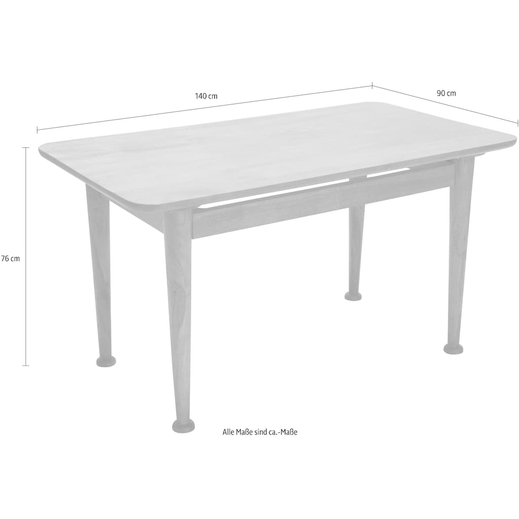 TOM TAILOR HOME Esstisch »T-WESTCOAST TABLE SMALL«