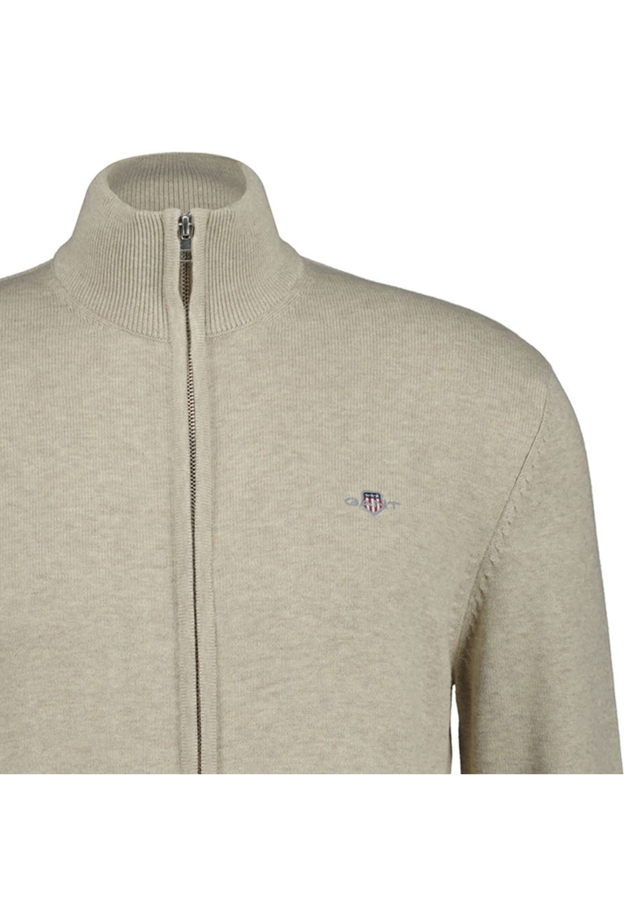 Gant Sweatshirt "Strickjacke CASUAL COTTON ZIP CARDIGAN" günstig online kaufen