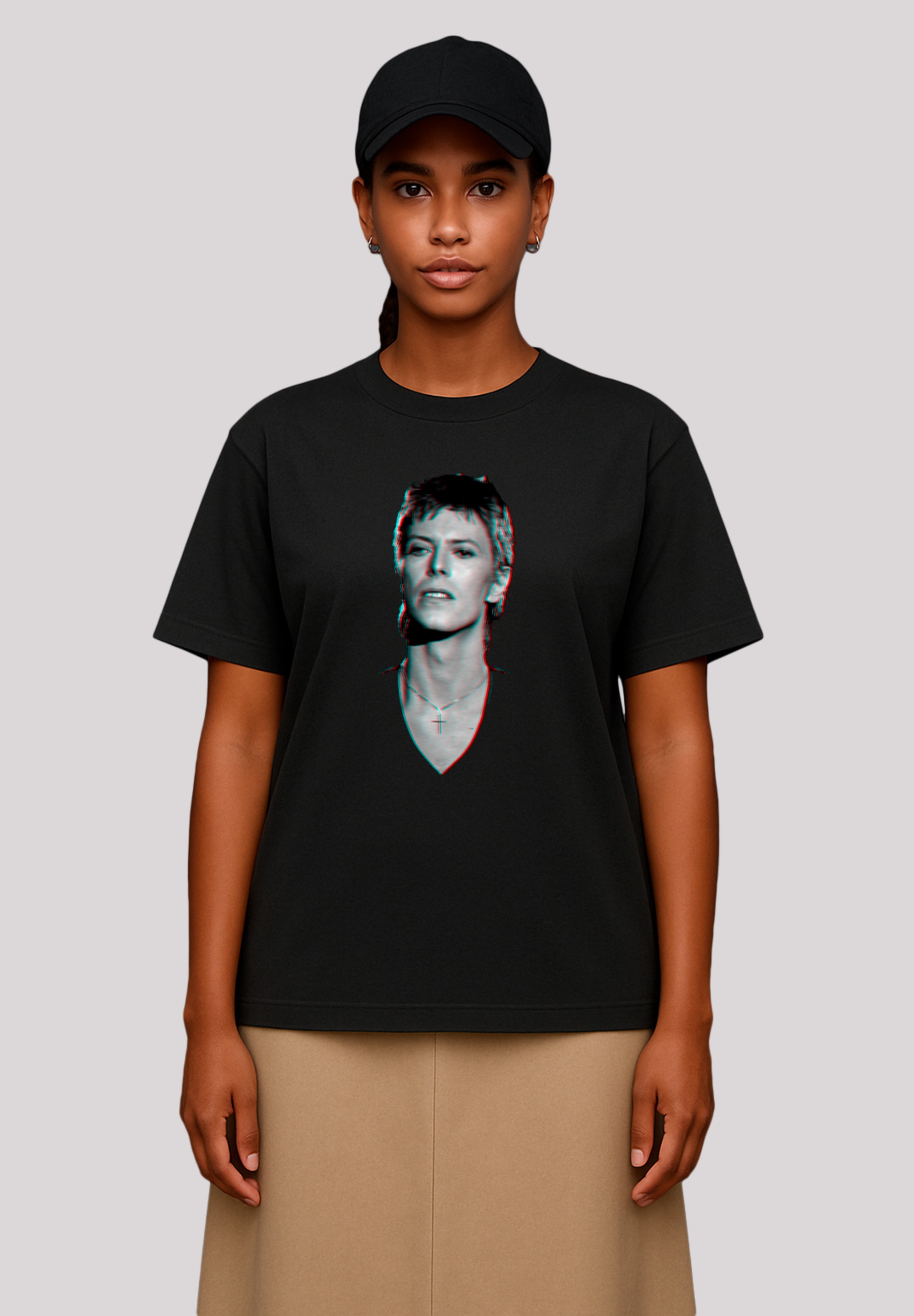 F4NT4STIC T-Shirt "TV Times Pop Star David Bowie Portrait 1977" Premium Qua günstig online kaufen