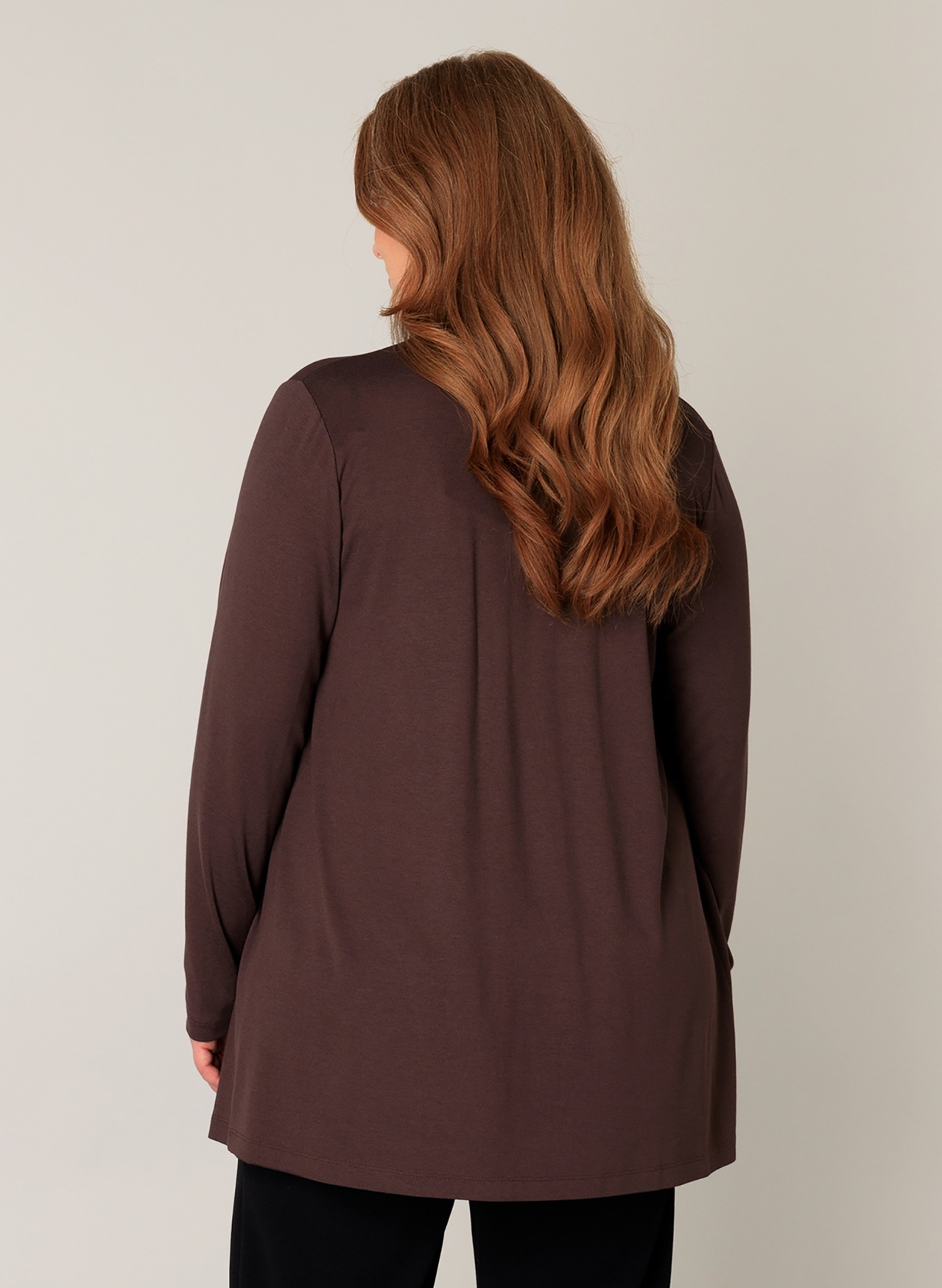 Base Level Curvy Strickjacke "Ayla", im verschlusslosen Design günstig online kaufen