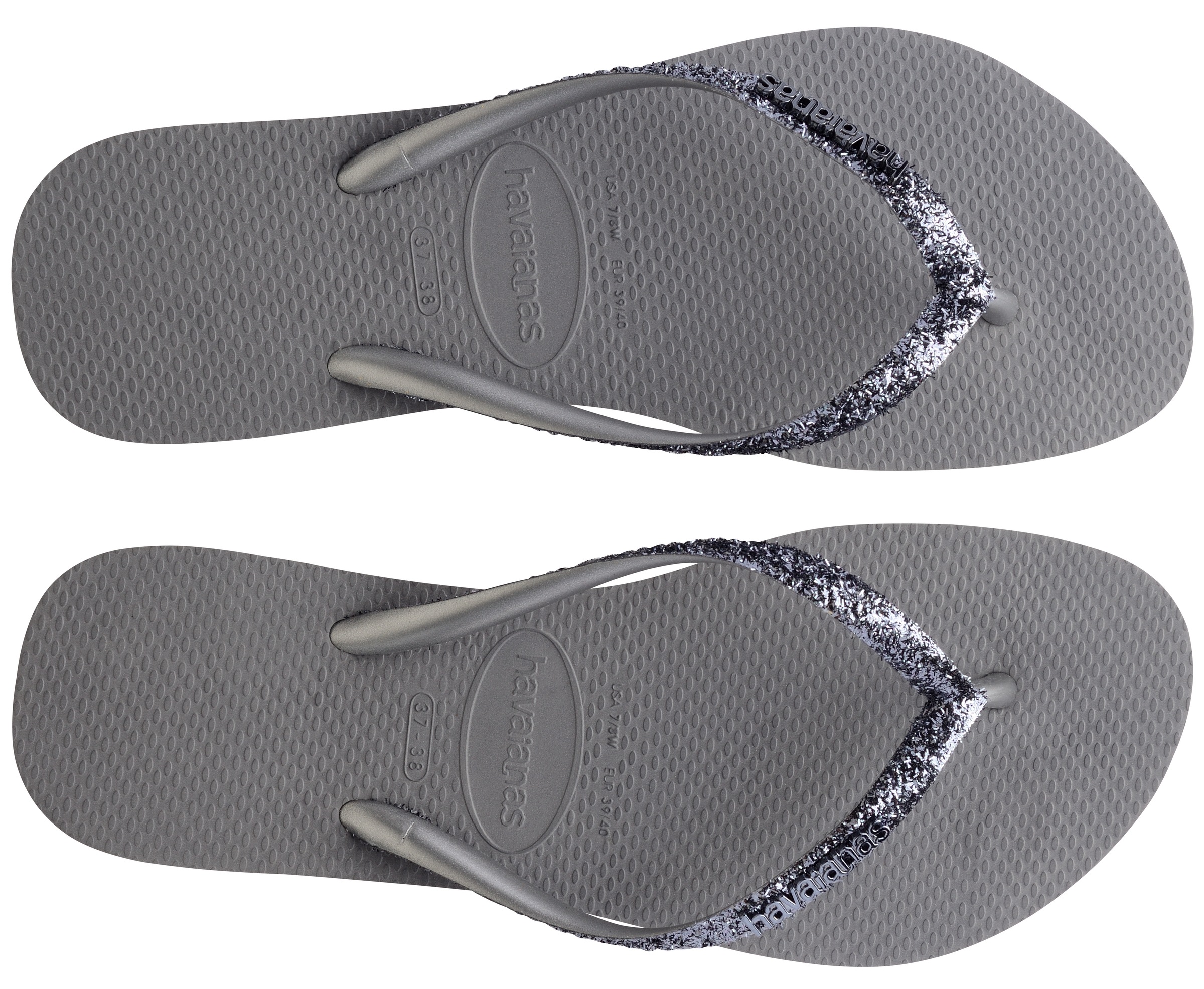 Havaianas Zehentrenner »SLIM GLITTER 2«, Sommerschuh, Schlappen, Poolsildes mit glitzernden Details