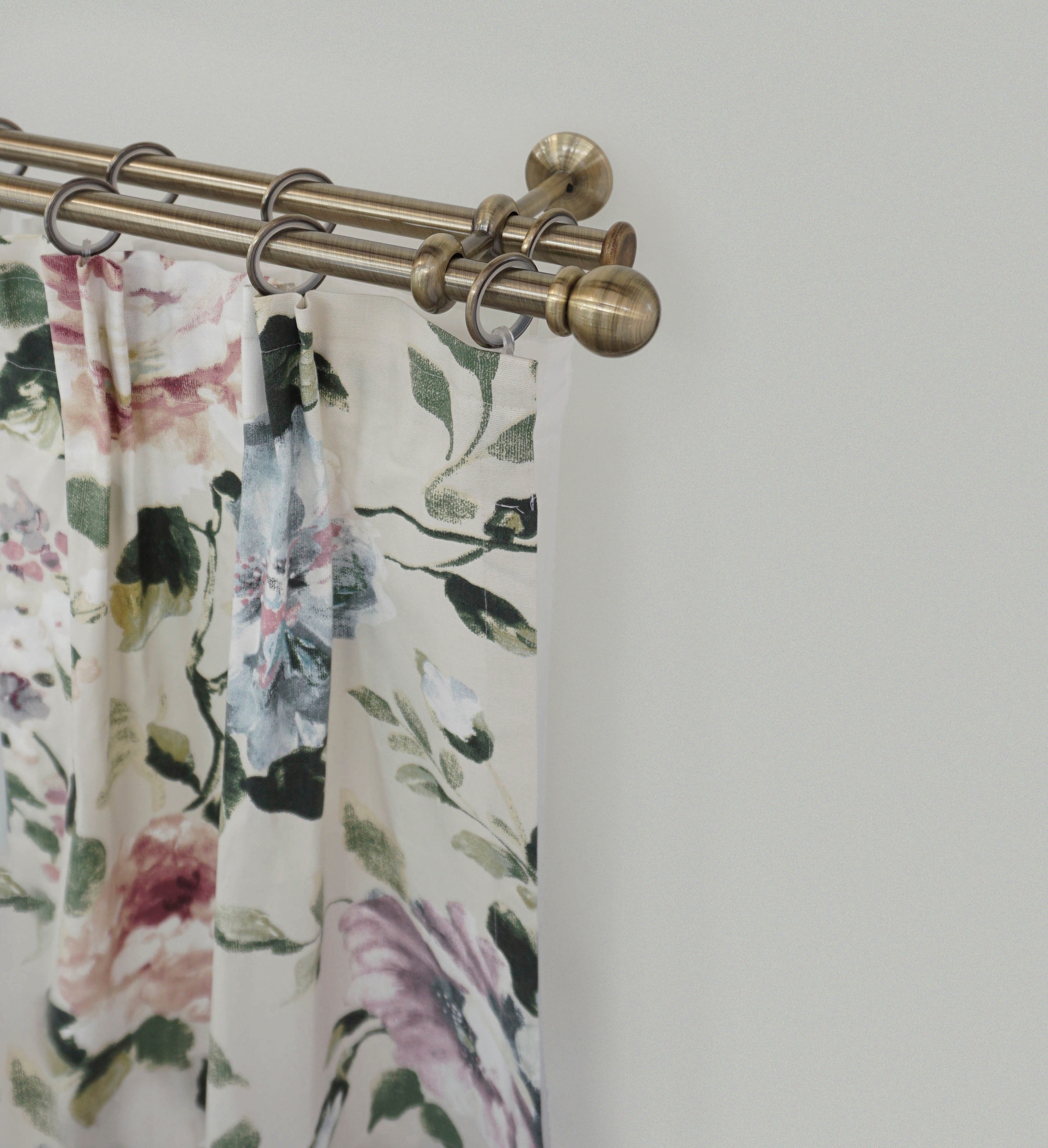 GARESA Gardinenstange "ESPERANCA" Ø 16 mm 2 läufig-läufig Wunschmaßlänge ru günstig online kaufen