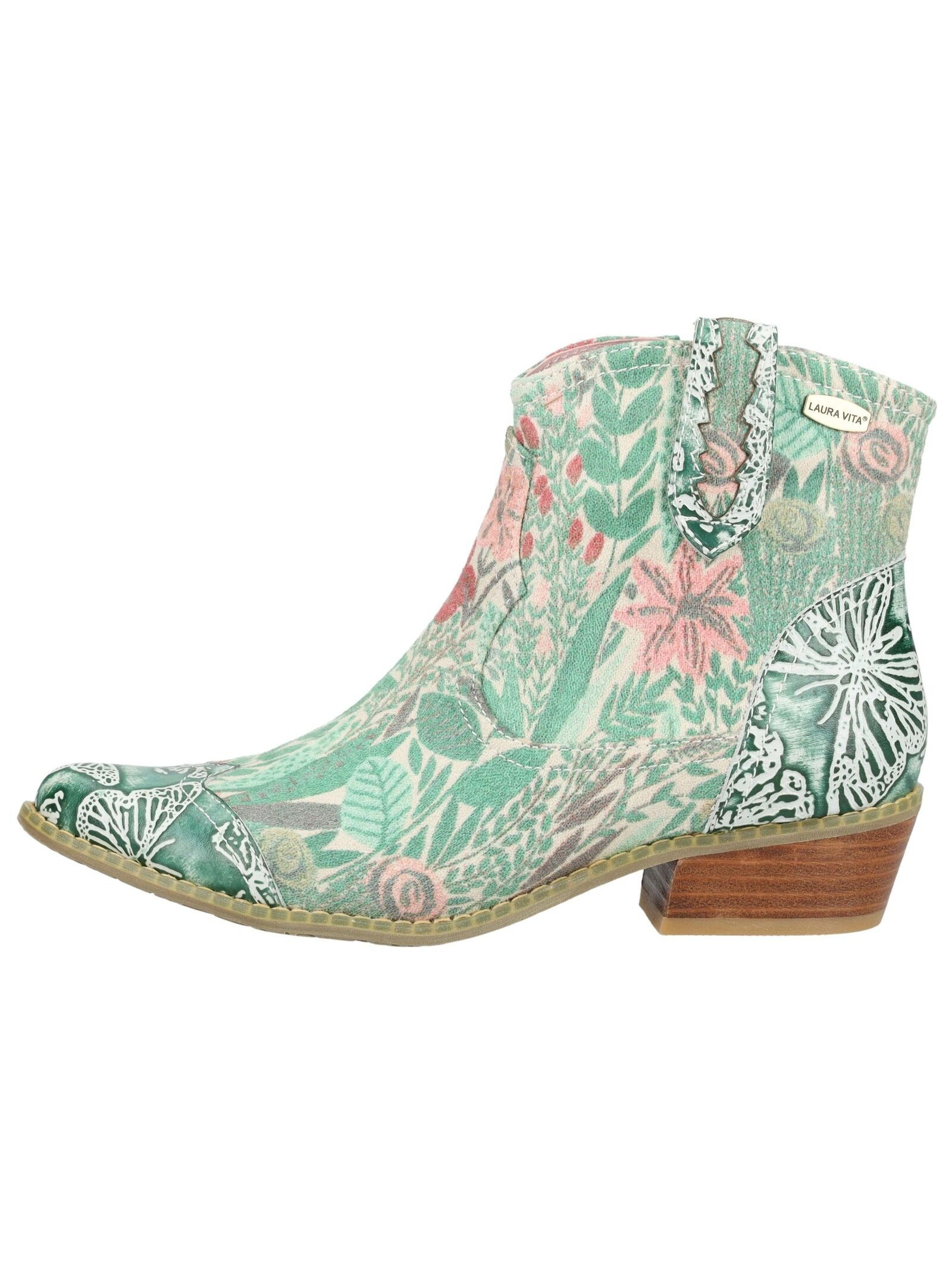 LAURA VITA Bikerboots "LAURA VITA Stiefelette Leder/Textil" günstig online kaufen