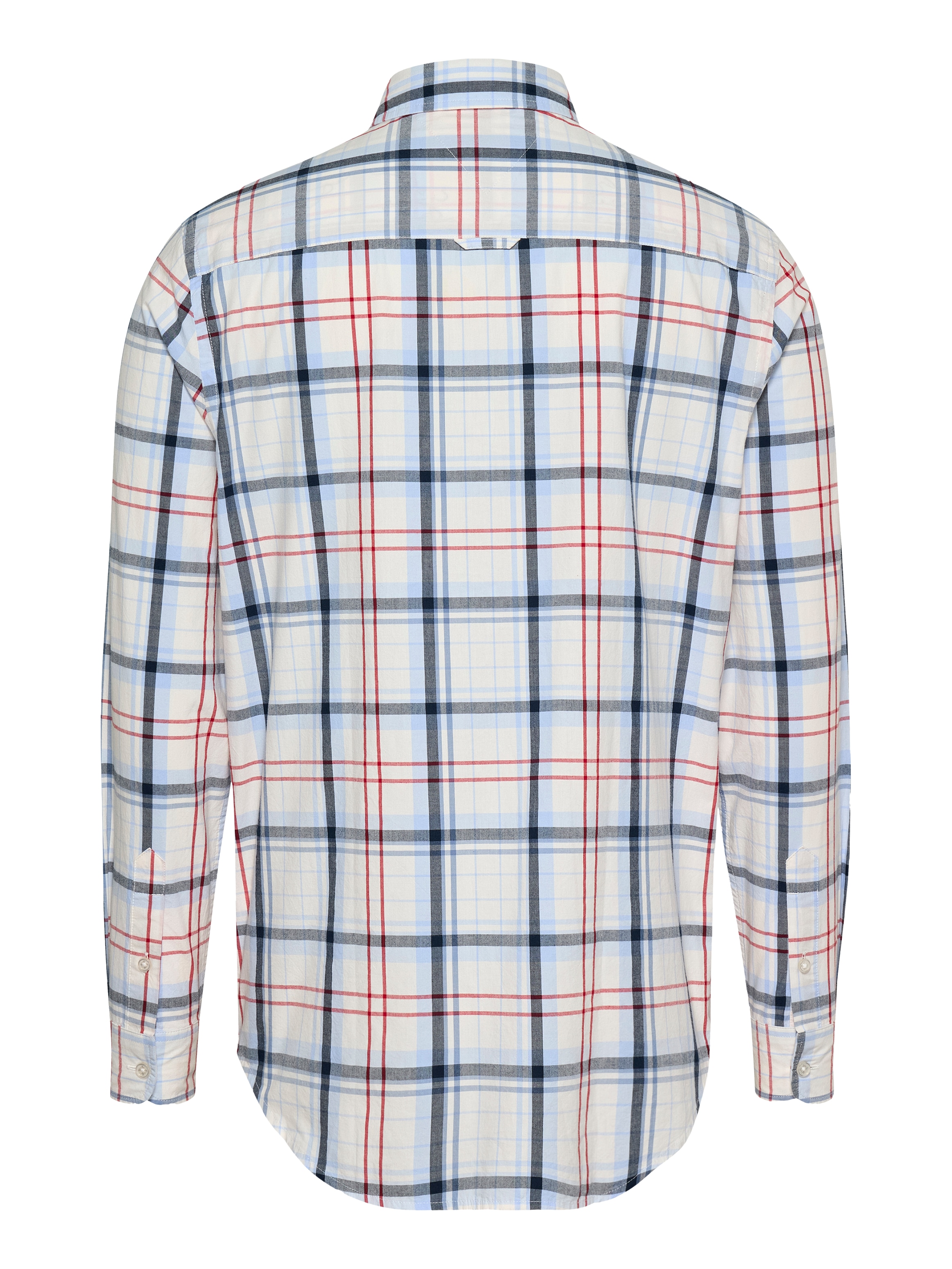 Tommy Jeans Langarmhemd »TJM REG POPLIN CHECK LS SHIRT«