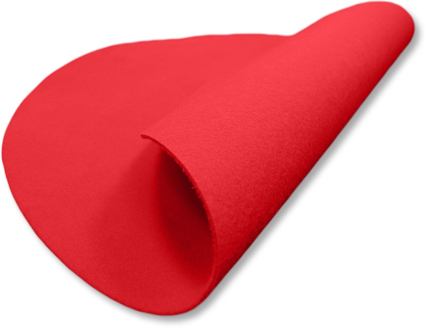 Baumteppich "Weihnachtsbaum & Adventskranz Unterlage "REVExpo", Made in Belgium", rot, H:5mm Ø:30cm, Polypropylen (PP), PRIMAFLOR-IDEEN IN TEXTIL, Teppiche, in 3 Größen, Uni-Farben, Filzunterlage, rutschsicher, Weihnachten 2