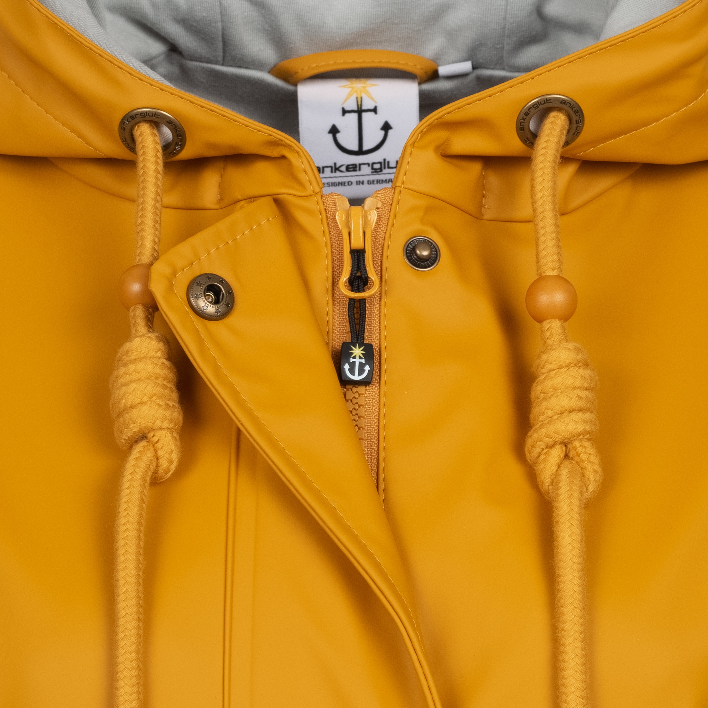 Thumbnail - ankerglut Regenjacke "Friesennerz ANKERGLUT HVN" auch in Großen Größen erhältlich