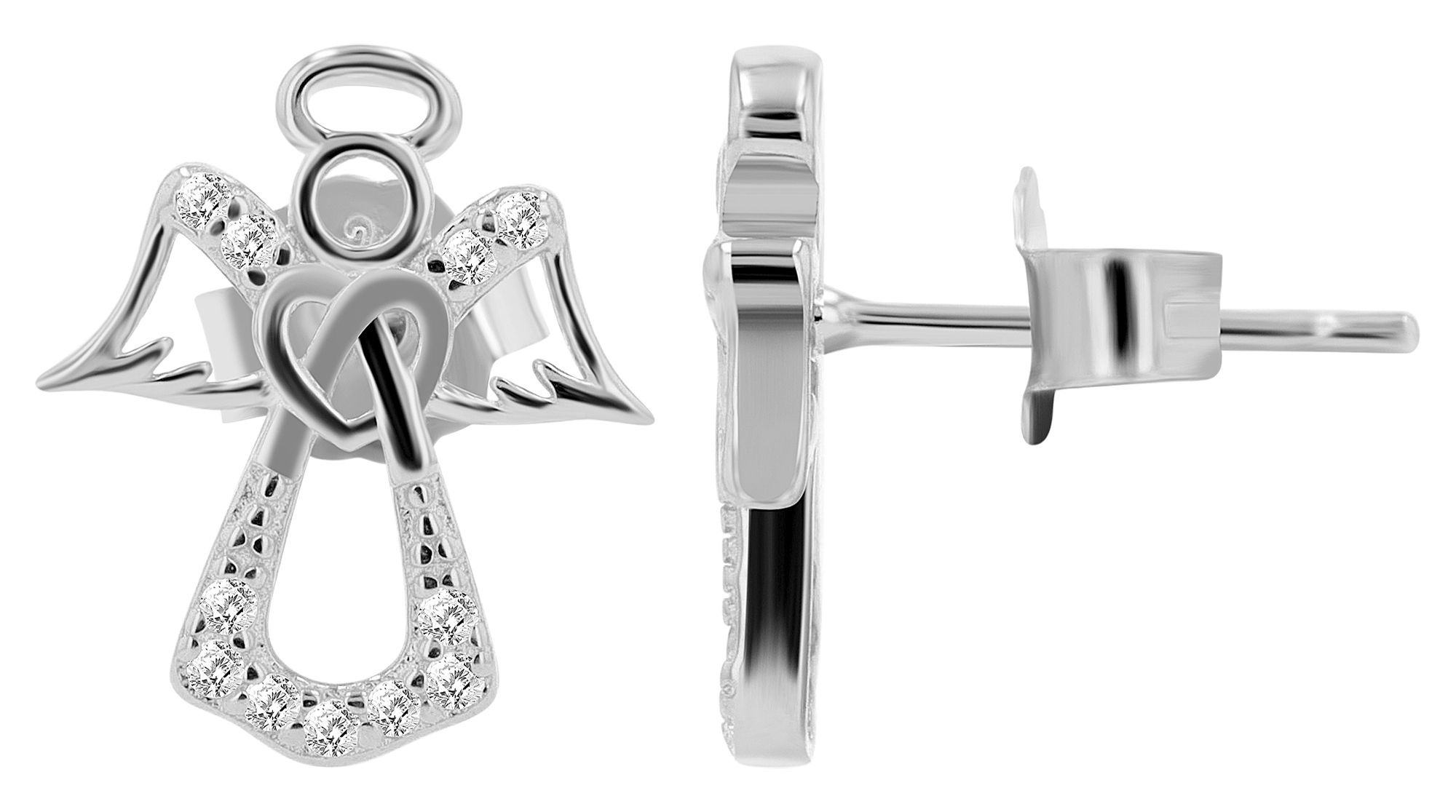 Adelia´s Paar Ohrhänger »Damen Ohrringe – Ohrstecker aus 925 Silber« Zum Verschenken an Menschen, die Ihnen am Herzen liegen