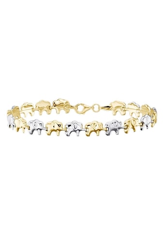 Armband »Schmuck Geschenk Gold 333 Armschmuck Armkette Goldarmband Elefant«