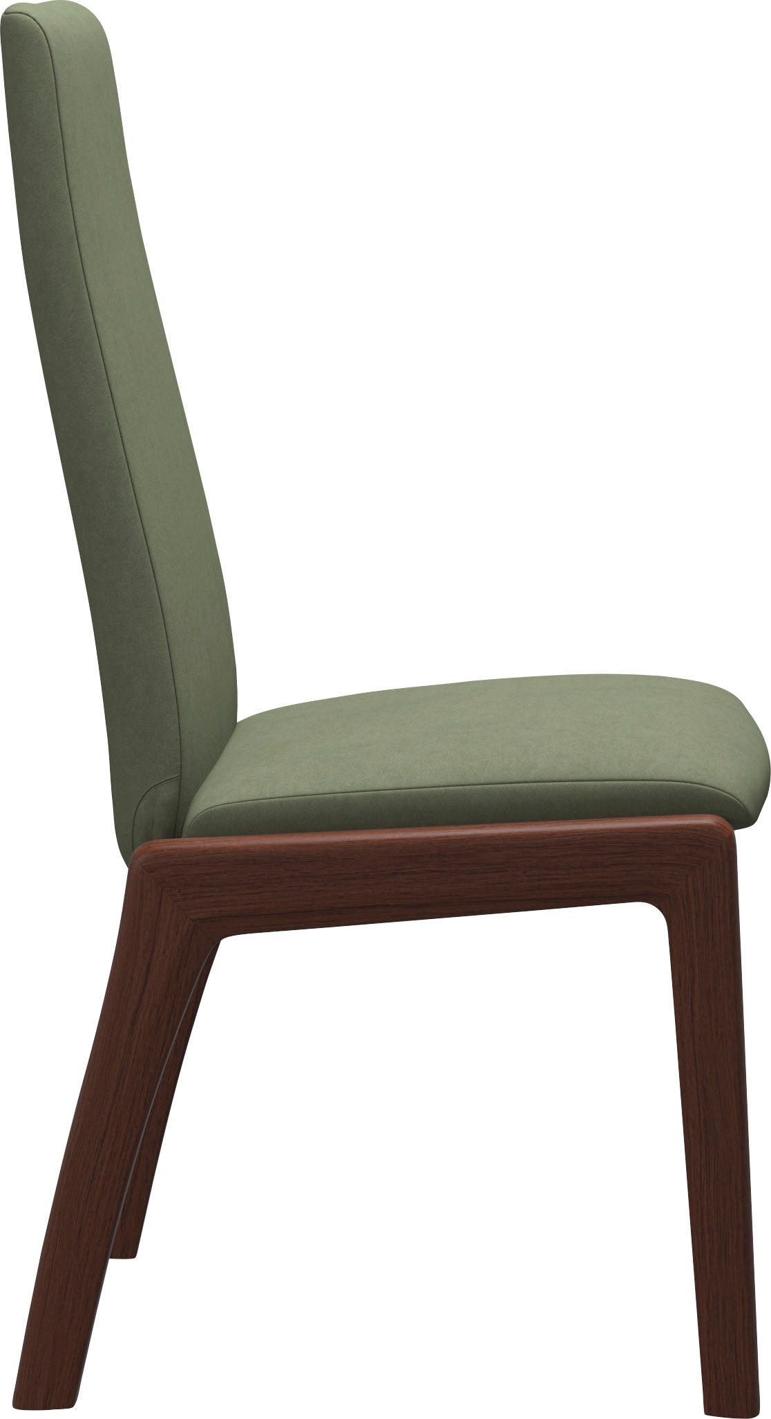 Stressless® Polsterstuhl »Laurel«, Microfaser DINAMICA, Low Back, Größe L, mit abgerundeten Beinen in Walnuss