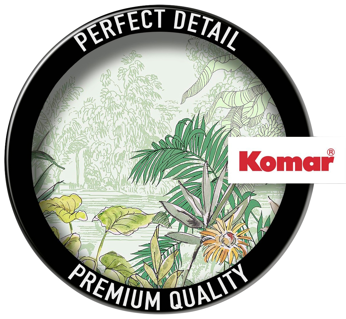 Komar Vliestapete »Digitaldruck Vlies - Hortus - Größe 250 x 250 cm«, bedruckt, Wohnzimmer, Schlafzimmer