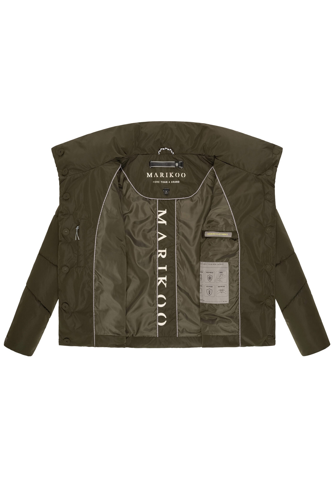 Marikoo Winterjacke »Jalliaa« mit schönem Steppdesign