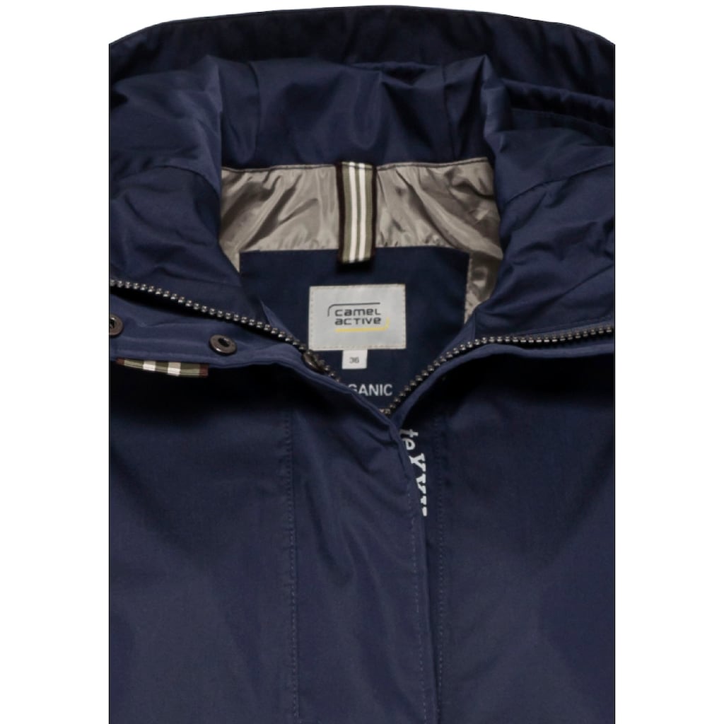 camel active Regenjacke »CAM Jacke«, mit Kapuze