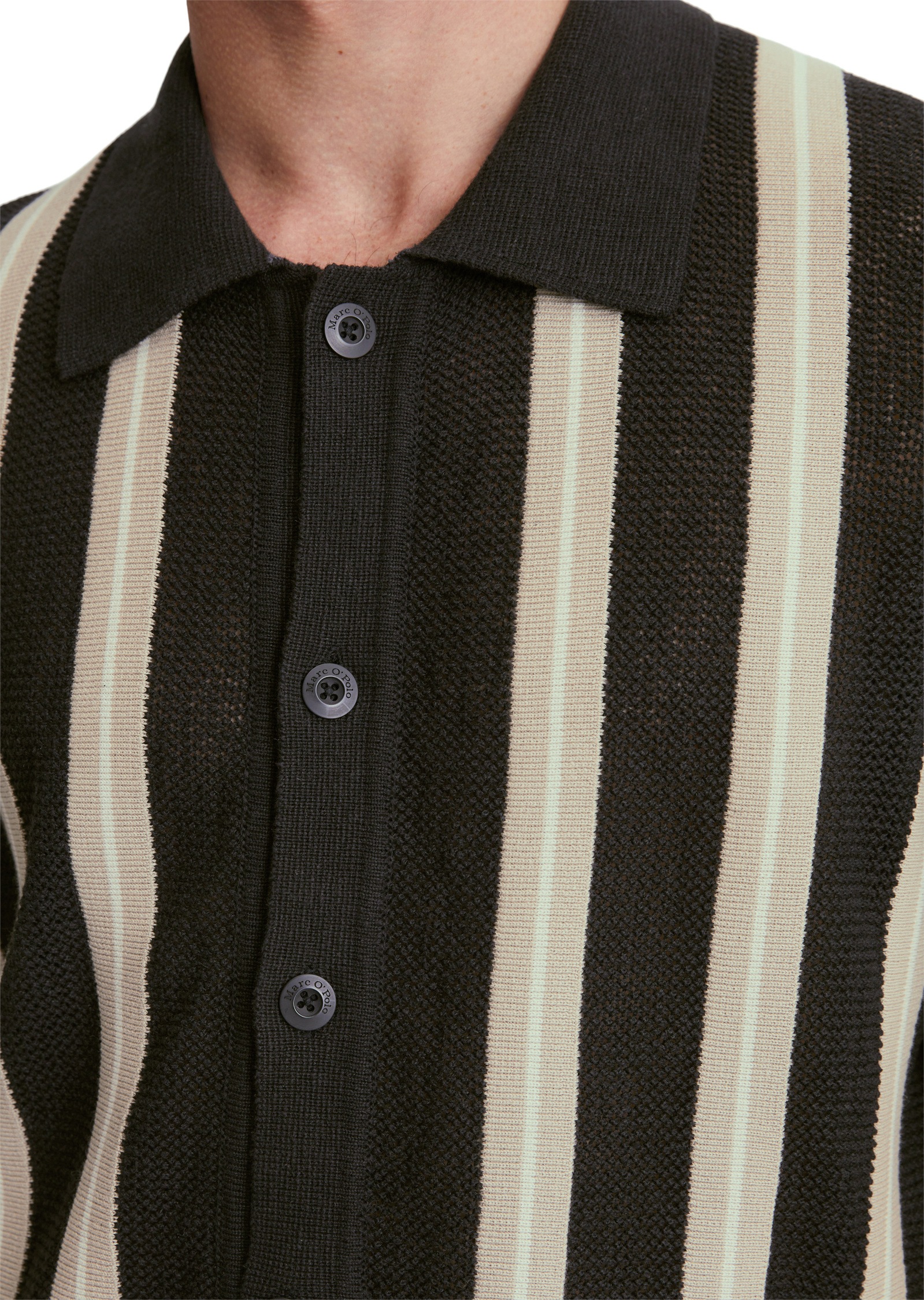 Marc O'Polo Cardigan »aus Bio-Baumwoll-Leinen-Mix«