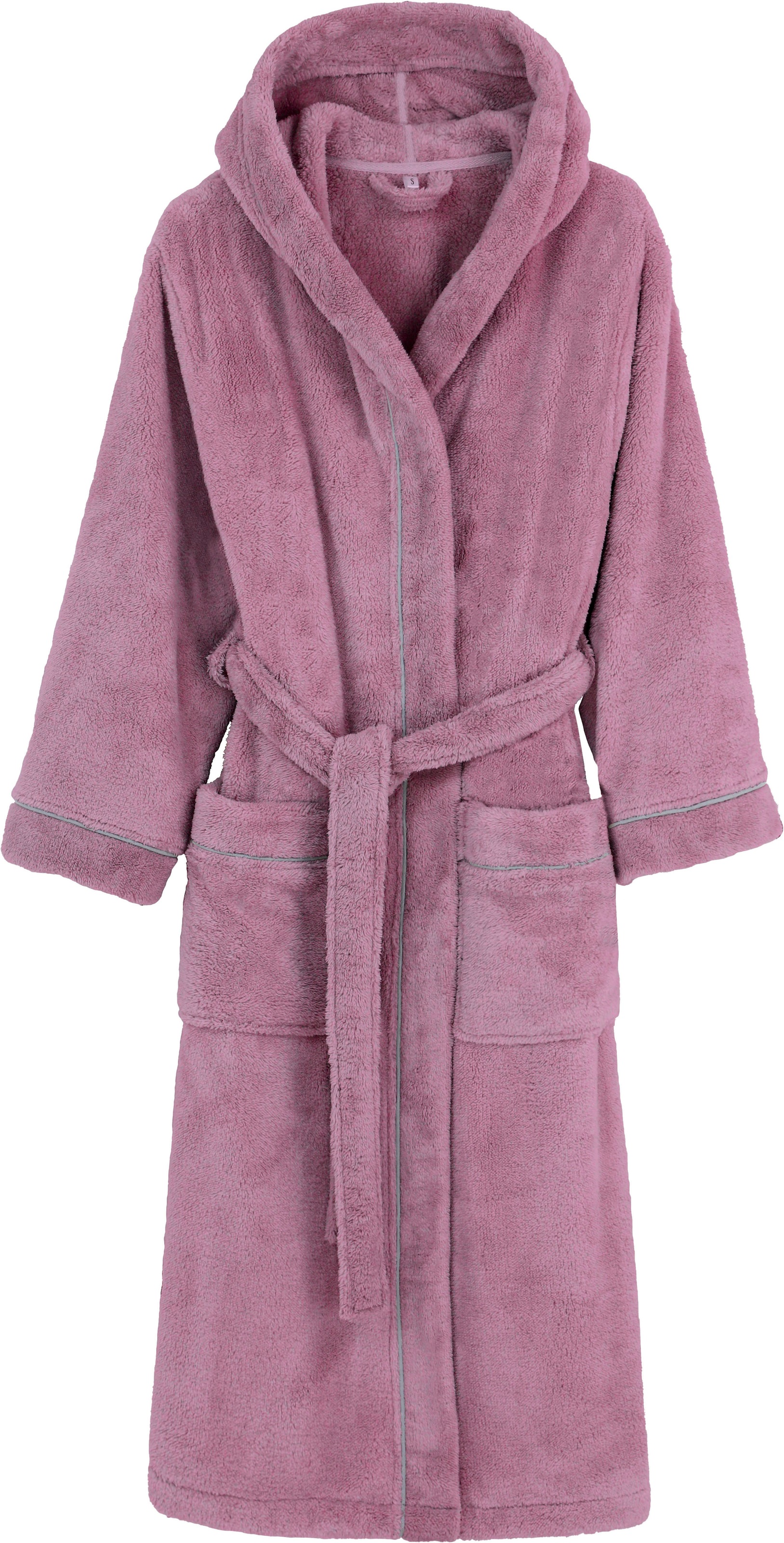 OTTO home Unisex-Bademantel "Lillou, ideal für Sauna & Spa, Hotelbademantel, Morgenmantel" 1 Stk. kuschelig weicher Fleece, plüsch, für Damen und Herren, XS-3XL