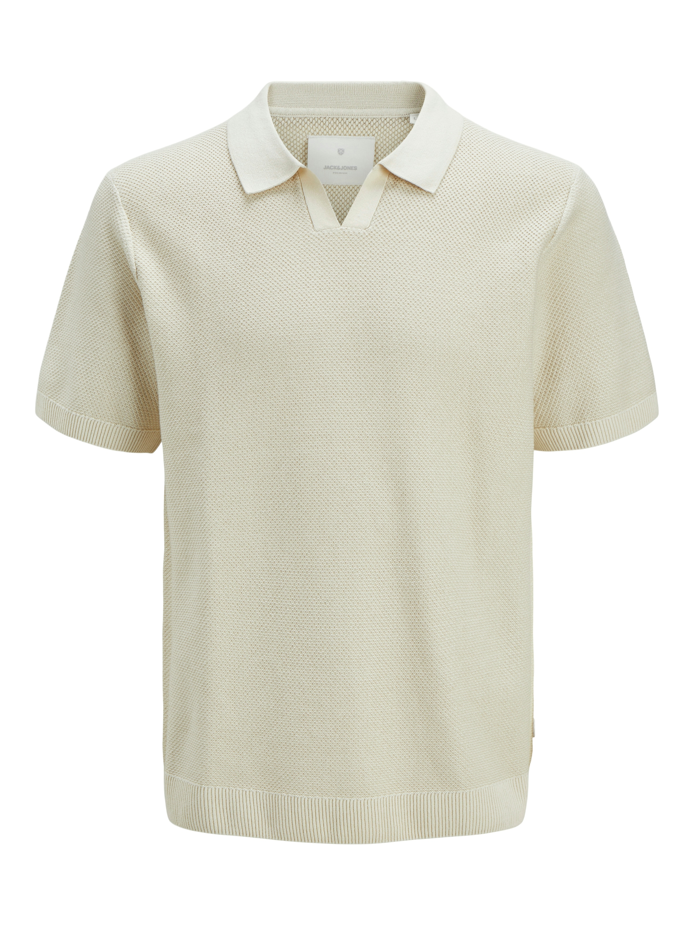 Jack & Jones Rundhalspullover "JPRCCEASTON KNIT SPLIT NECK SS SN" günstig online kaufen