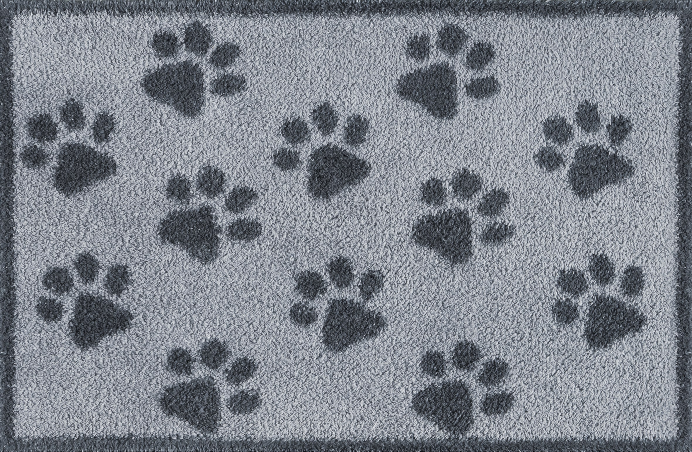 Turtle Mat Fußmatte "Paws Grey" rechteckig 9 mm Höhe günstig online kaufen