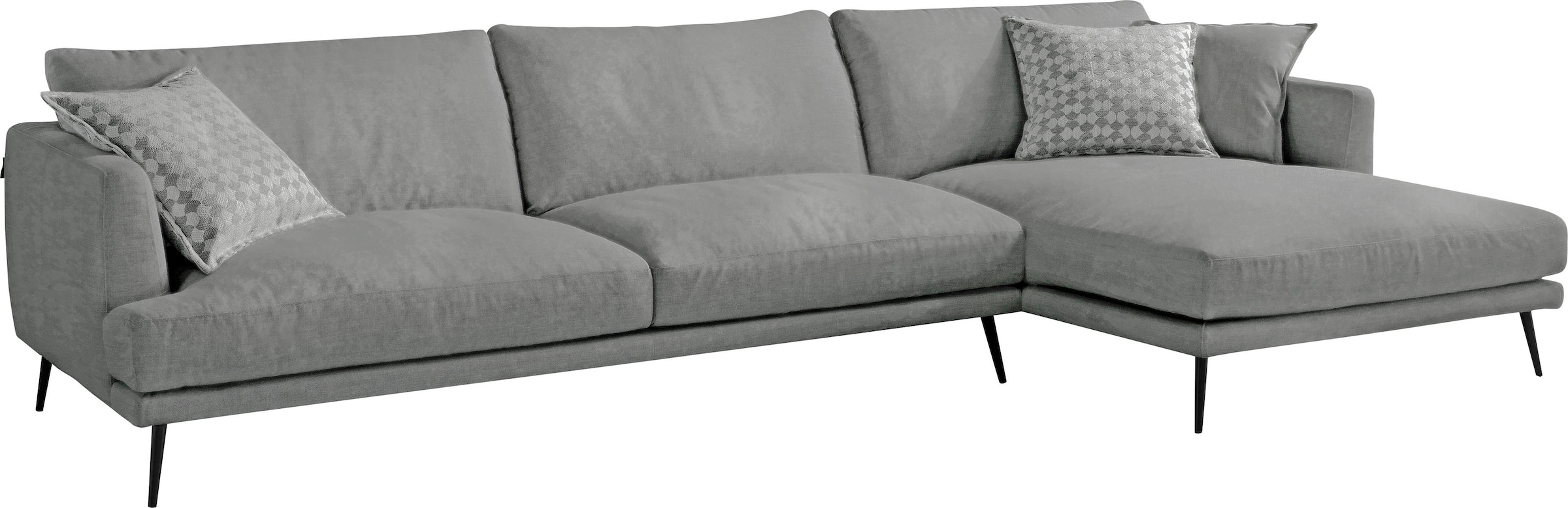 Egoitaliano Ecksofa "Sophia, Designsofa mit extrakomfortablem Sitzkomfort, günstig online kaufen