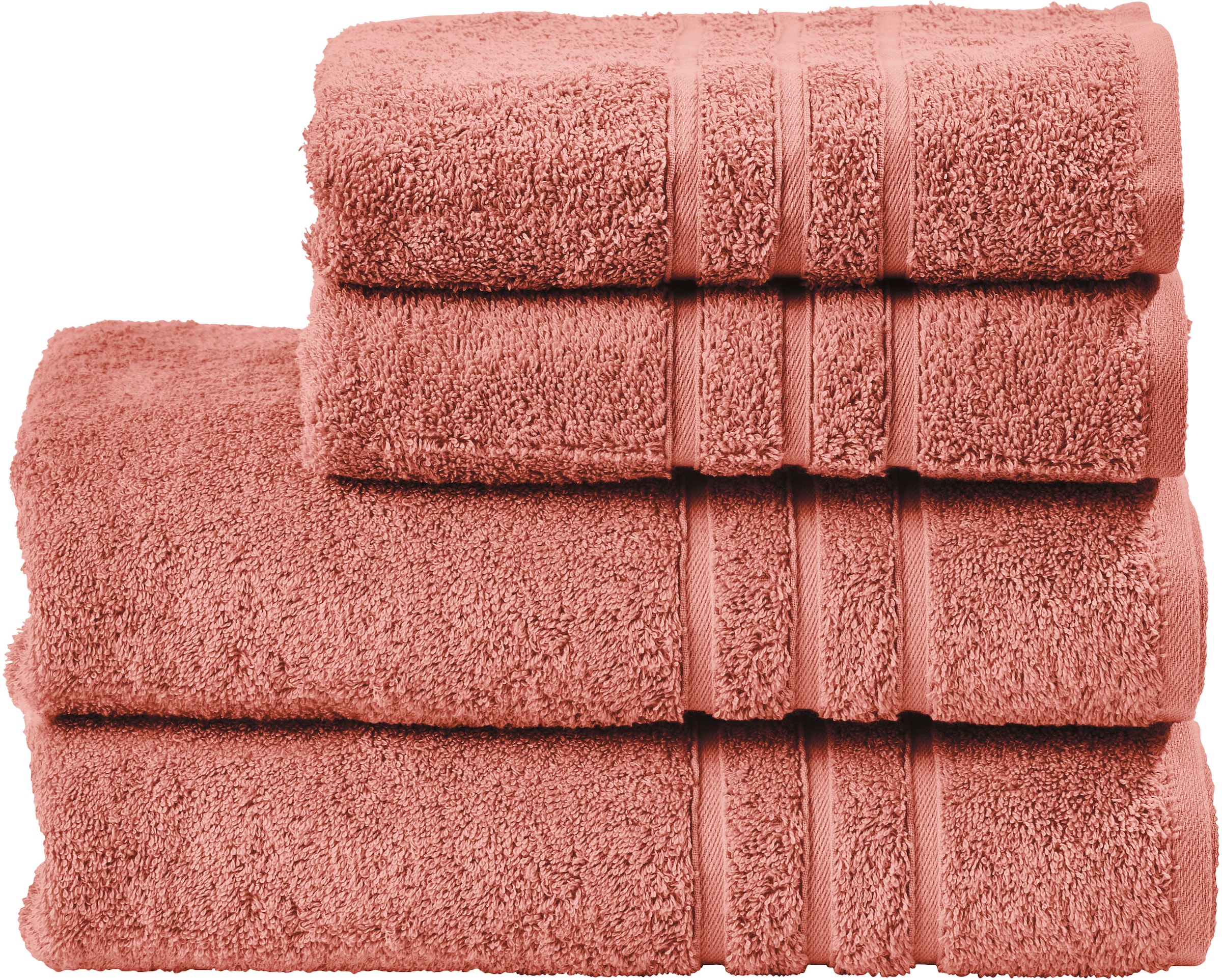 done. Handtuch Set "Daily Uni" 2x Handtücher (50x100 cm) & 2 Duschtücher(70 günstig online kaufen