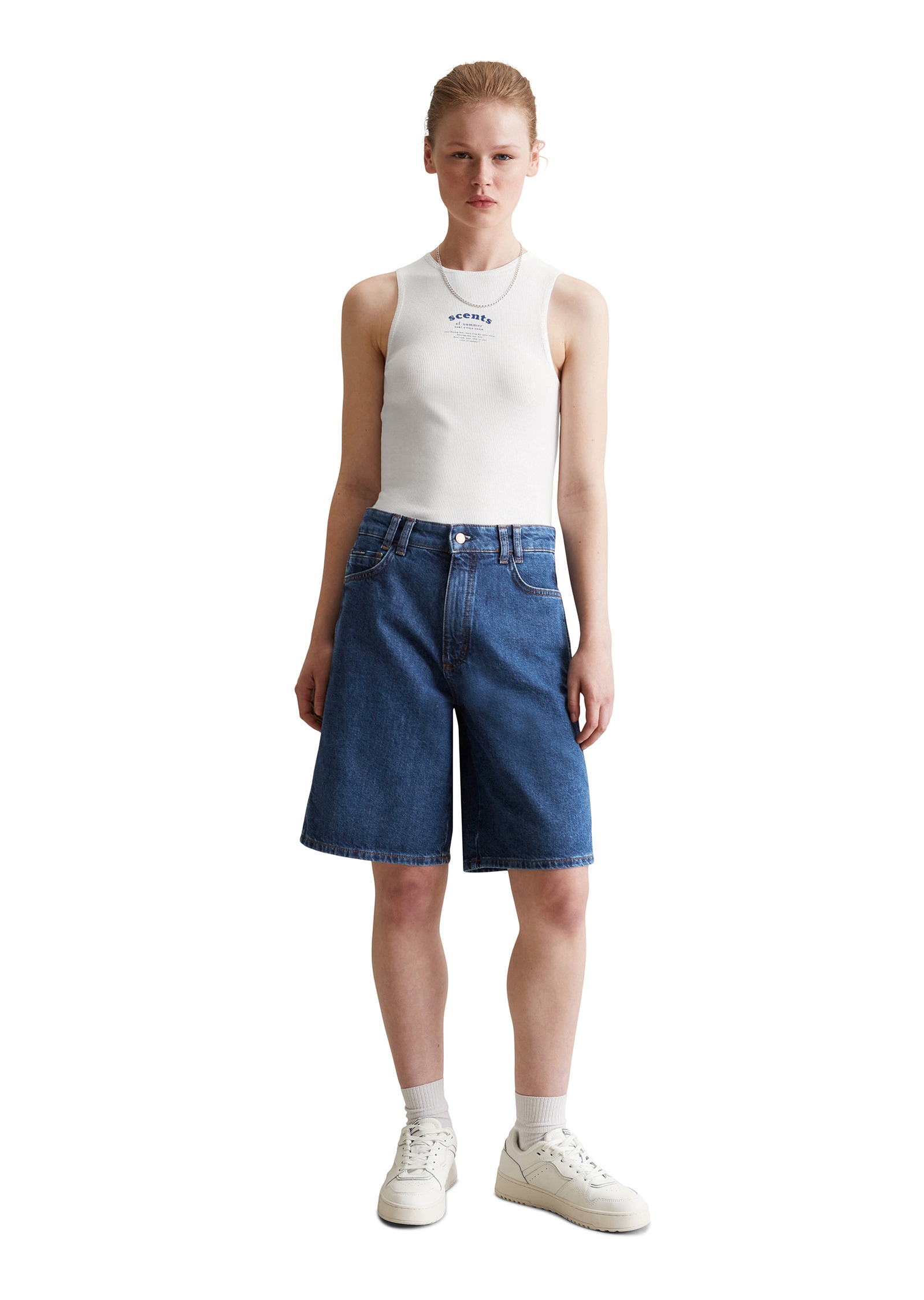 Marc O'Polo DENIM T-Shirt »aus Bio-Baumwolle-Modal-Stretch-Jersey«