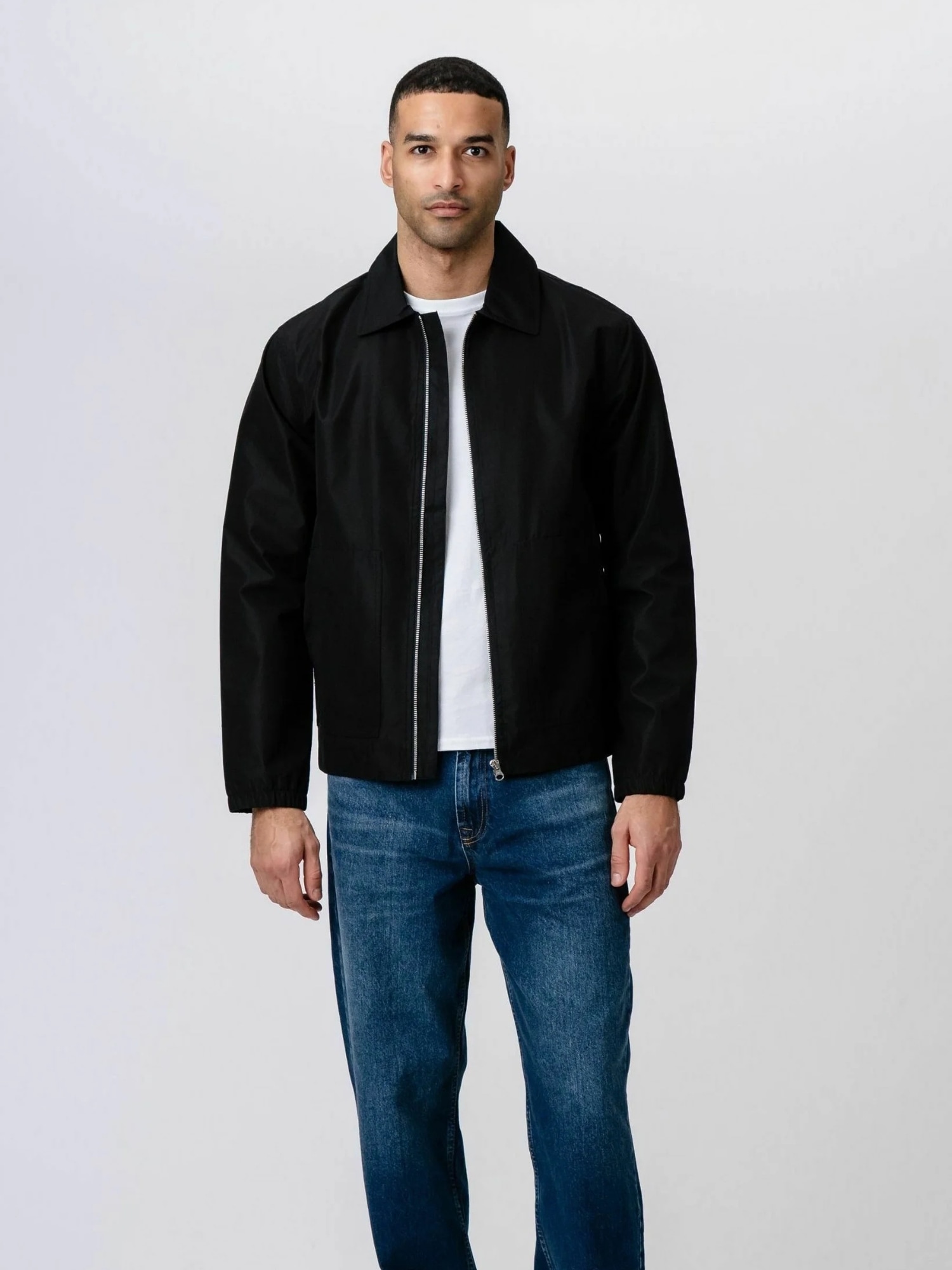 TeeShoppen Outdoorjacke "TEESHOPPEN Jacket Short Zip"