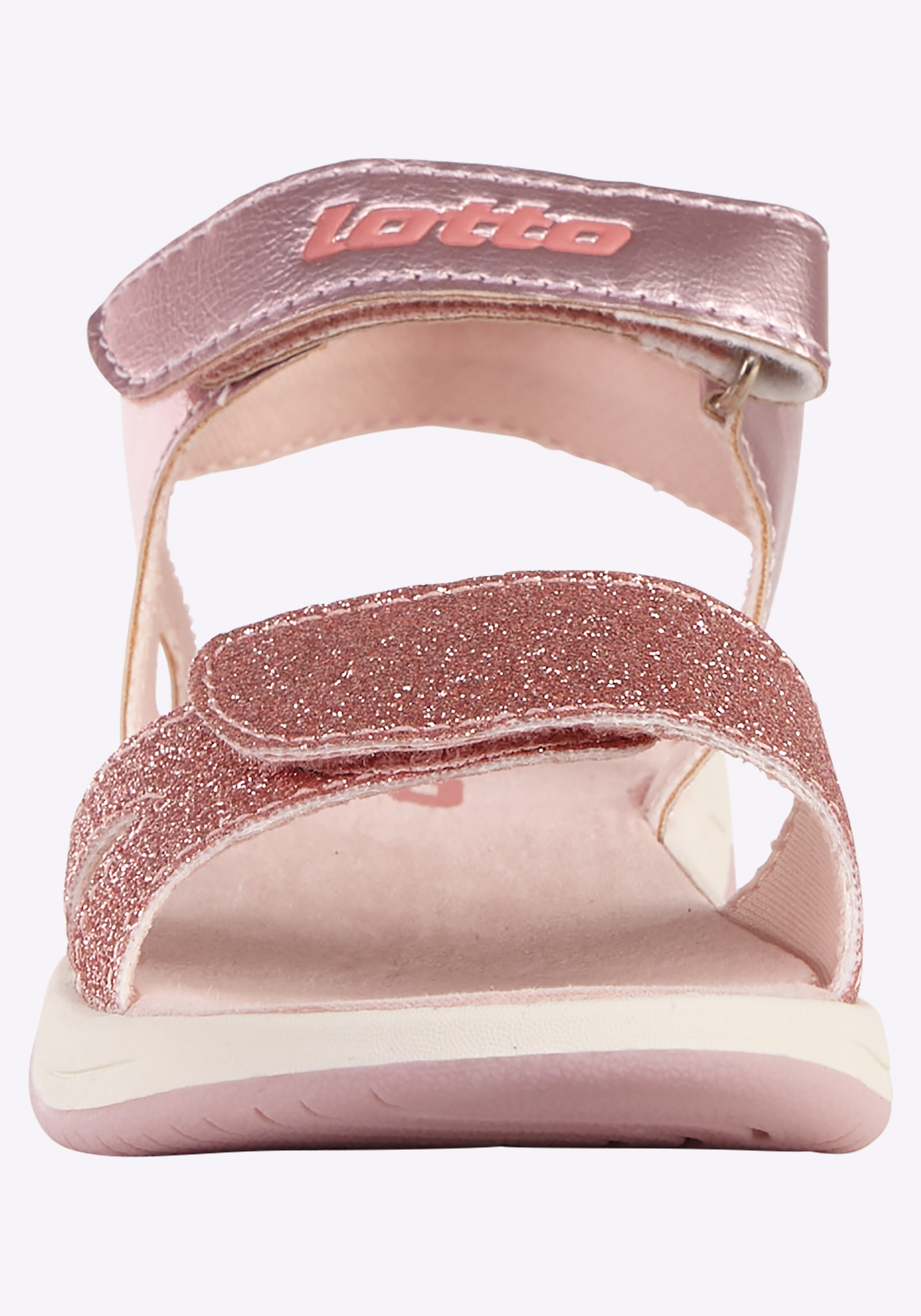 Sandale LOTTO "ISALUBA K Girls", Mädchen, Gr. 27, rose, dunkelrose, Synthetik, Schuhe Sandale 3