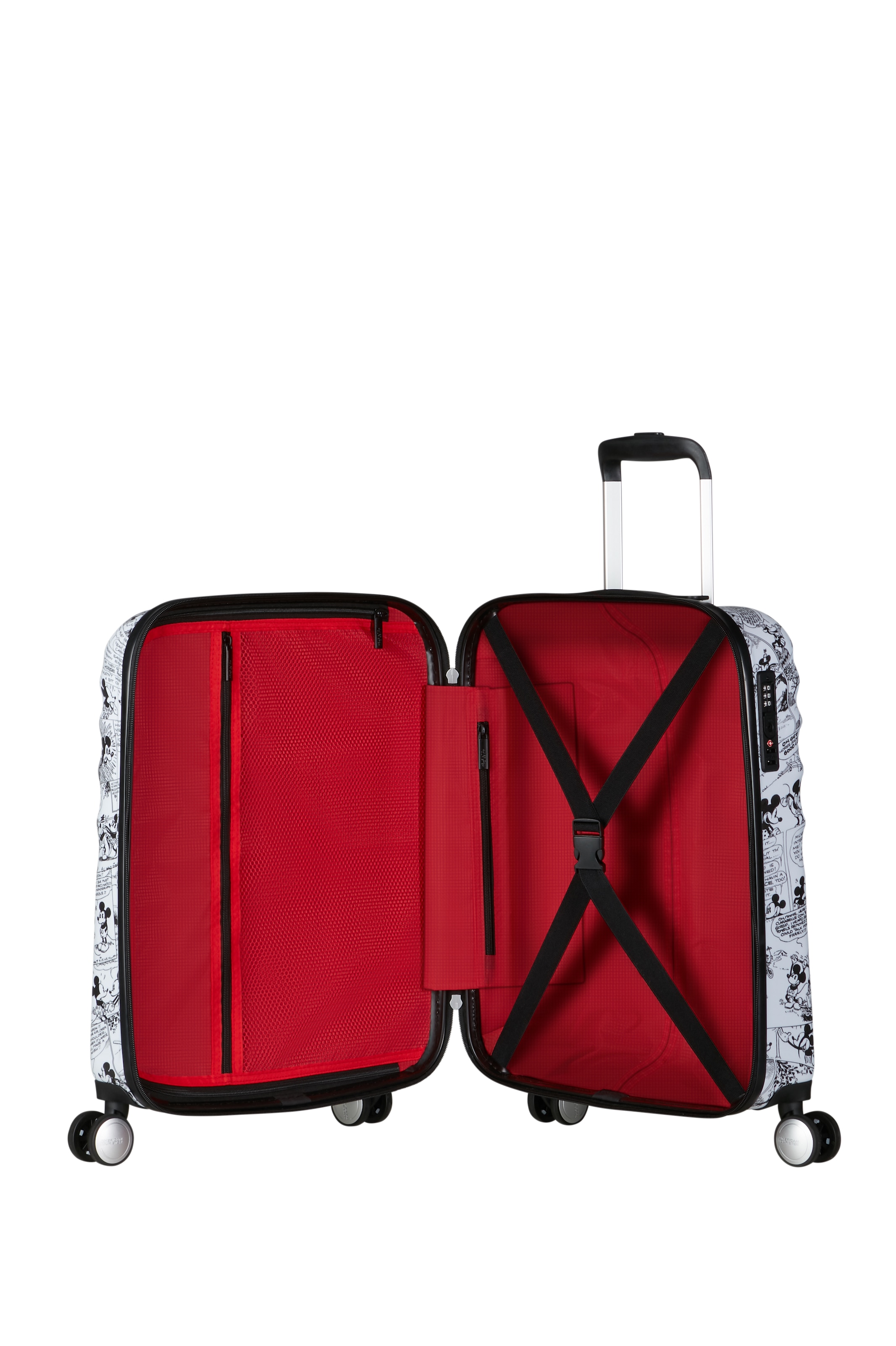 American Tourister® Hartschalen-Trolley »WAVEBREAKER DISNEY, verschiedene Motive«, 4 Rollen, Reisekoffer Reisegepäck
