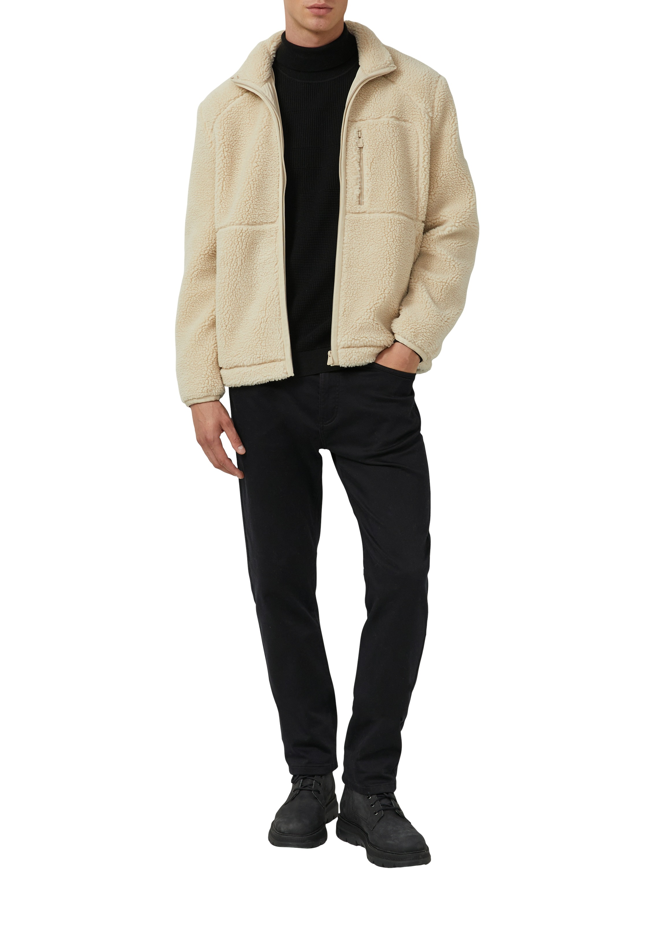 s.Oliver Rollkragenpullover mit Rippbündchen günstig online kaufen