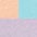 lila / mint / peach