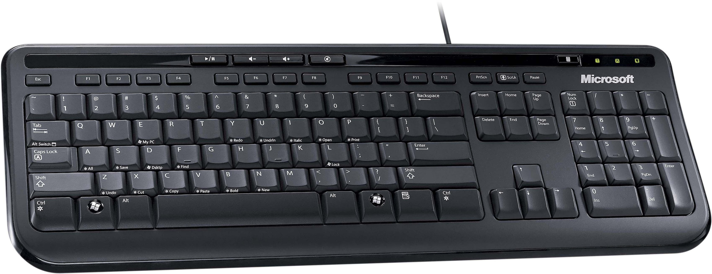 Microsoft Tastatur »Wired Keyboard 600«