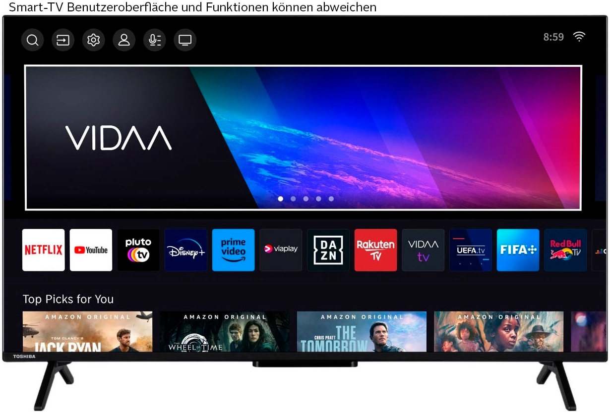 Toshiba DLED-Fernseher »43UV2463DA«, 4K Ultra HD, Smart-TV