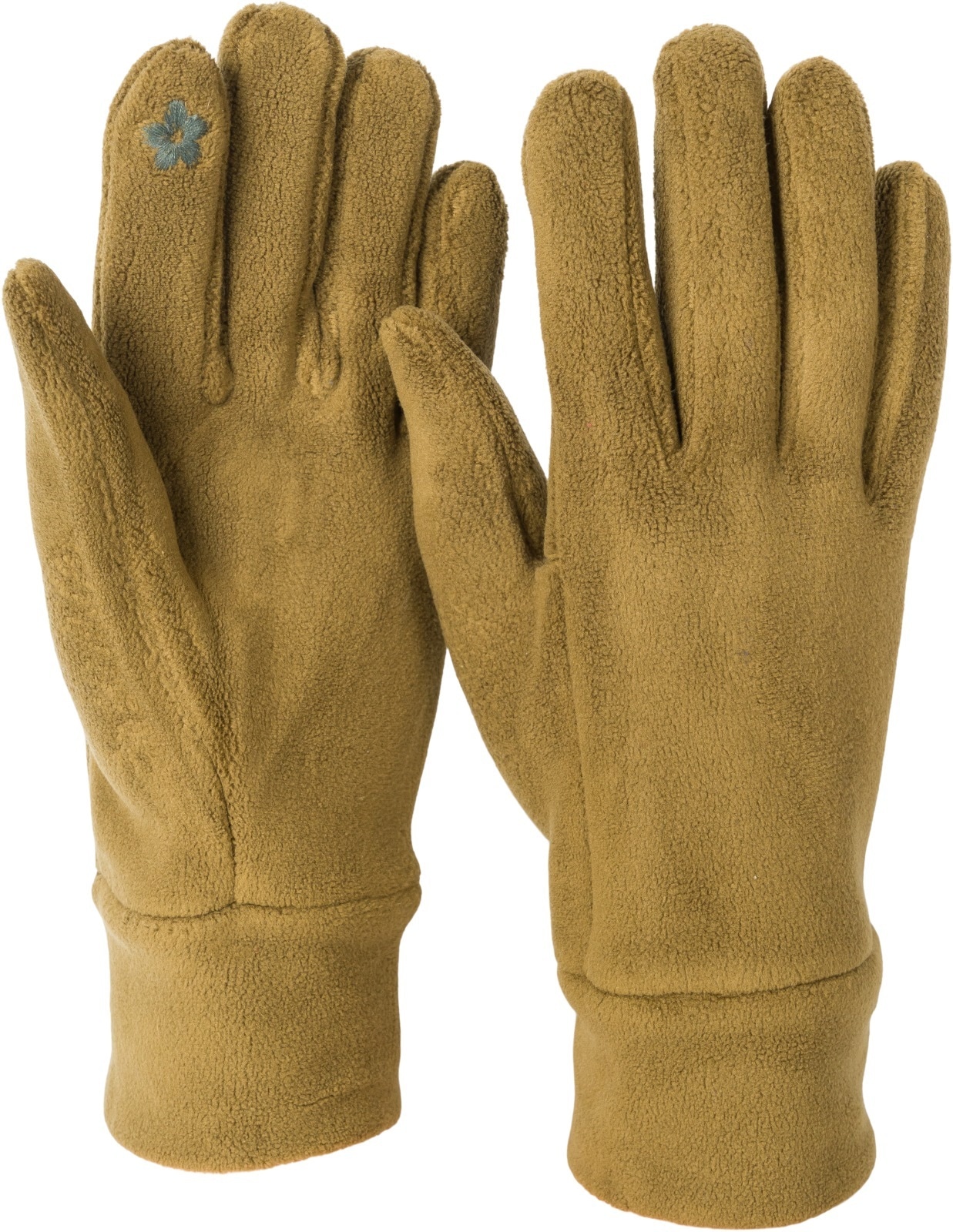 styleBREAKER Fleecehandschuhe "Einfarbige Touchscreen Fleece Handschuhe" 1 Stk.