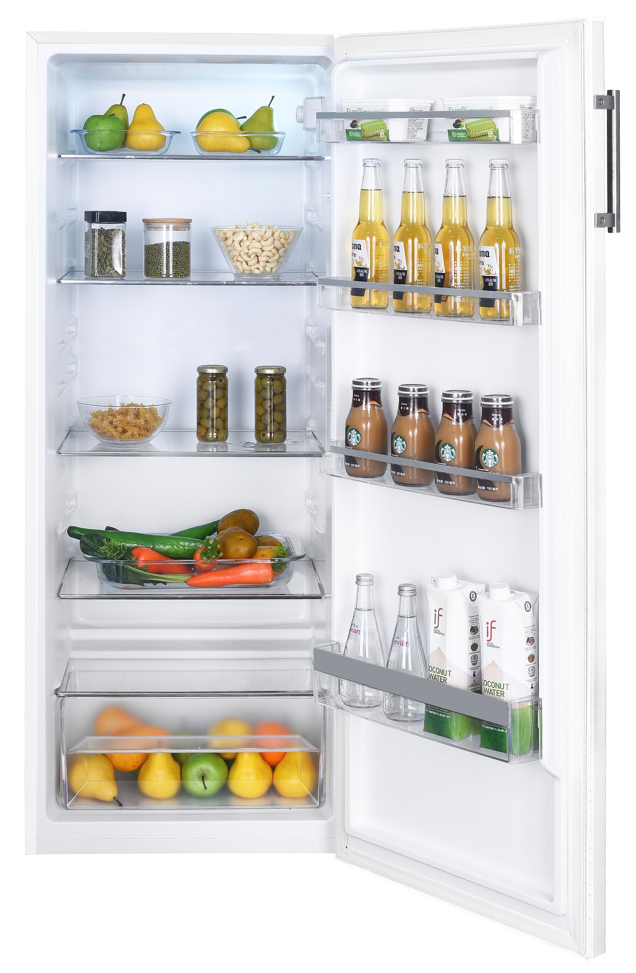 Hanseatic Kühlschrank »HKS14355DW« 143 cm hoch 54,5 cm breit inkl. 3 Jahre Herstellergarantie